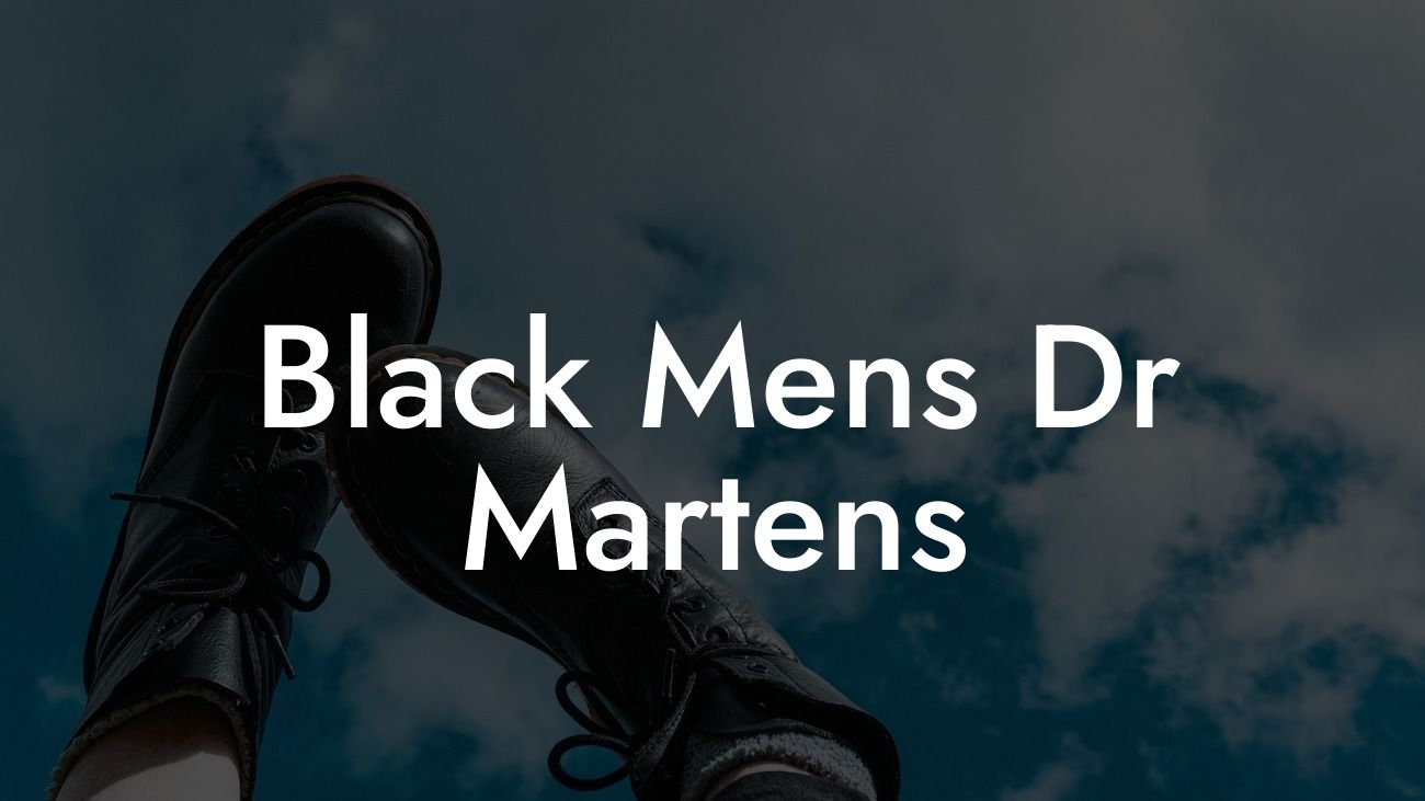 Black Mens Dr Martens