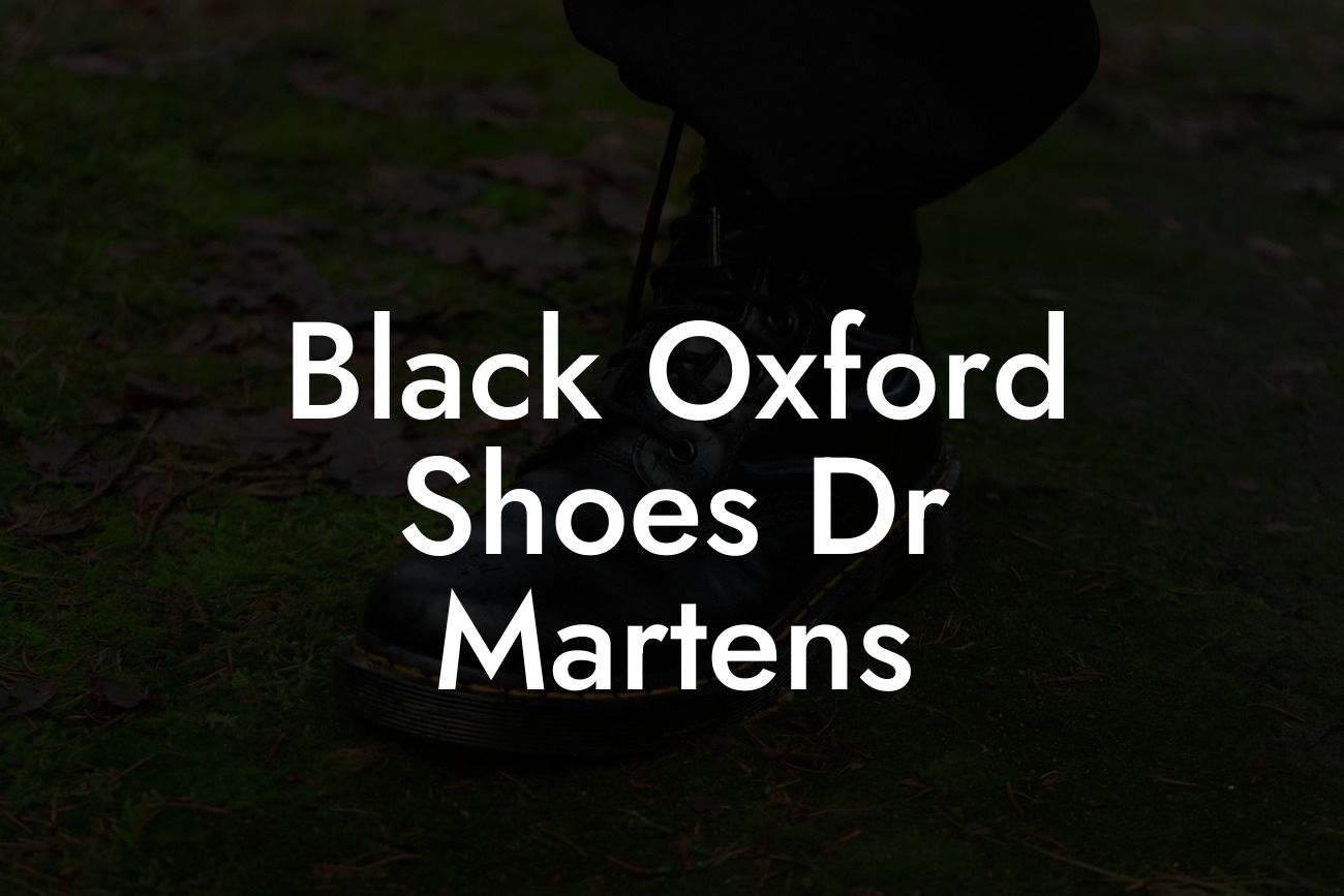 Black Oxford Shoes Dr Martens