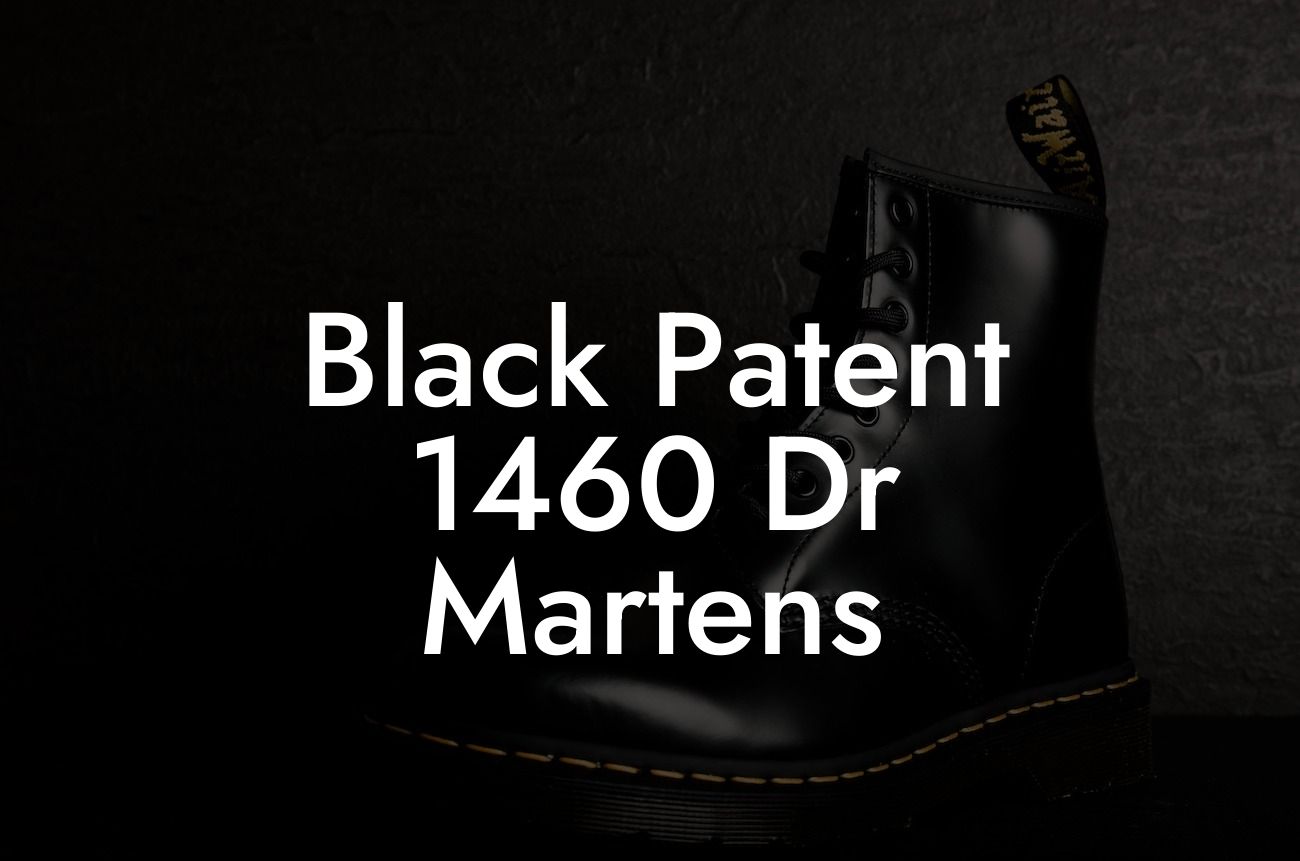 Black Patent 1460 Dr Martens