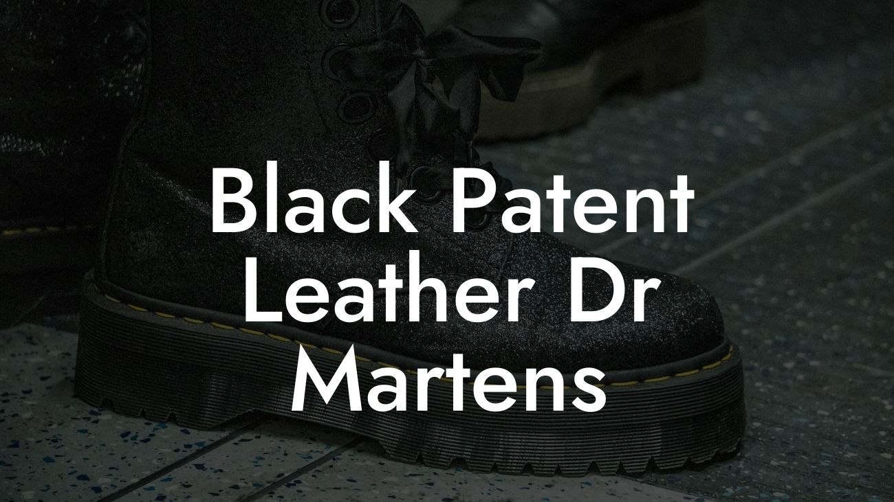 Black Patent Leather Dr Martens