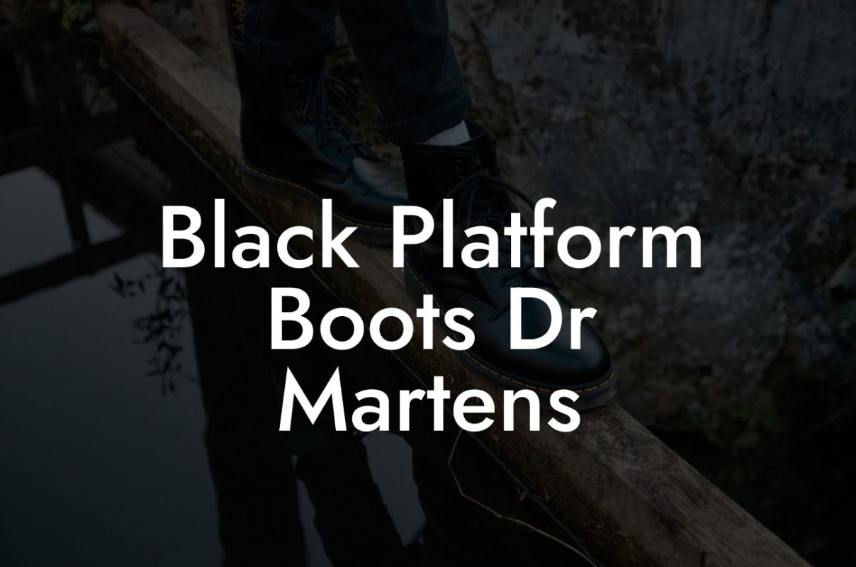 Black Platform Boots Dr Martens