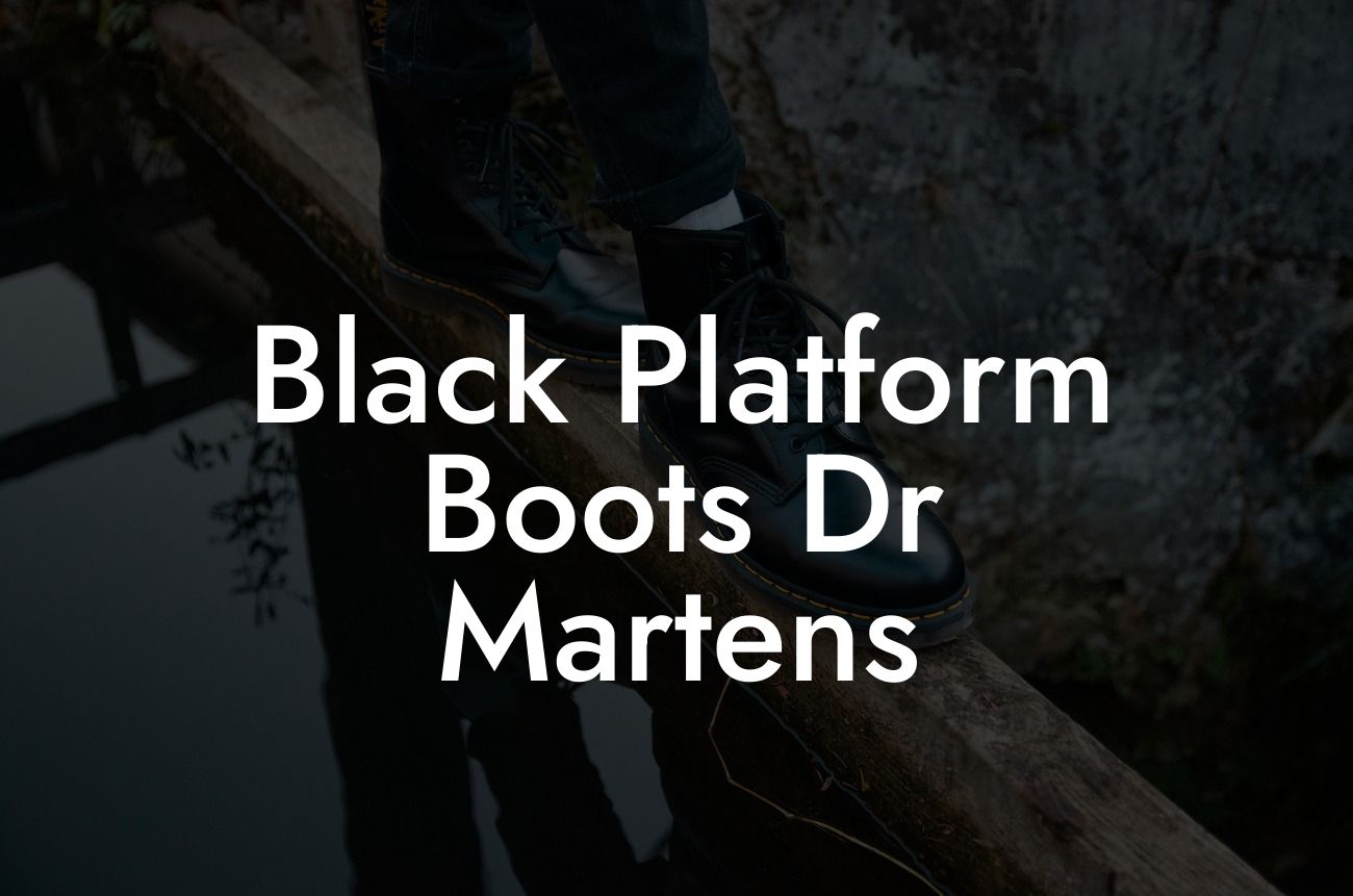 Black Platform Boots Dr Martens