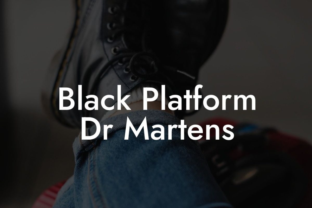 Black Platform Dr Martens