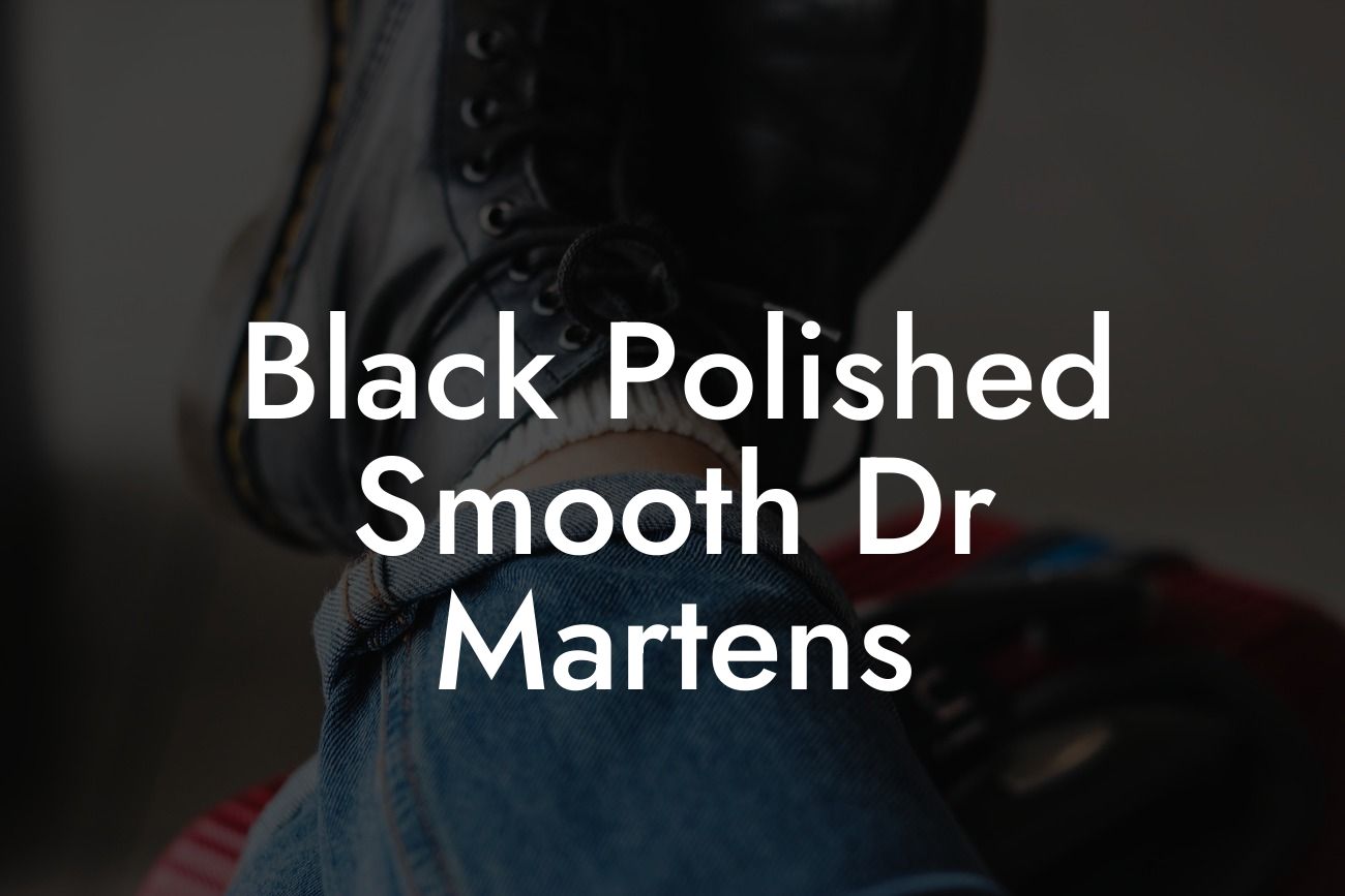 Black Polished Smooth Dr Martens