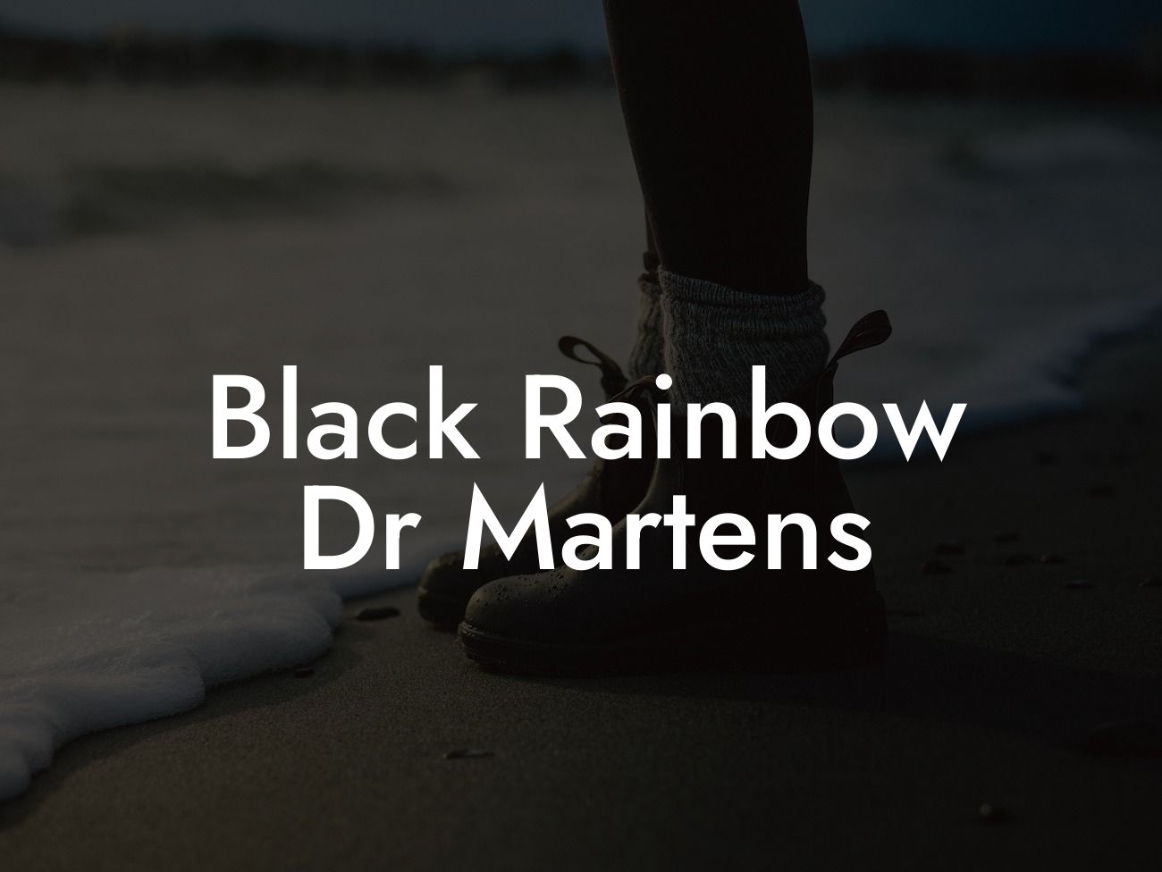 Black Rainbow Dr Martens
