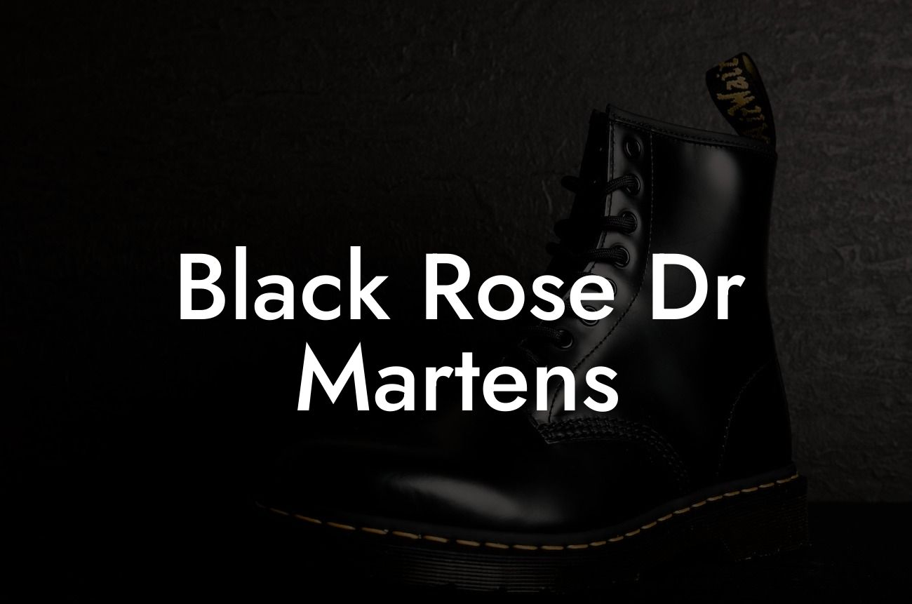 Black Rose Dr Martens