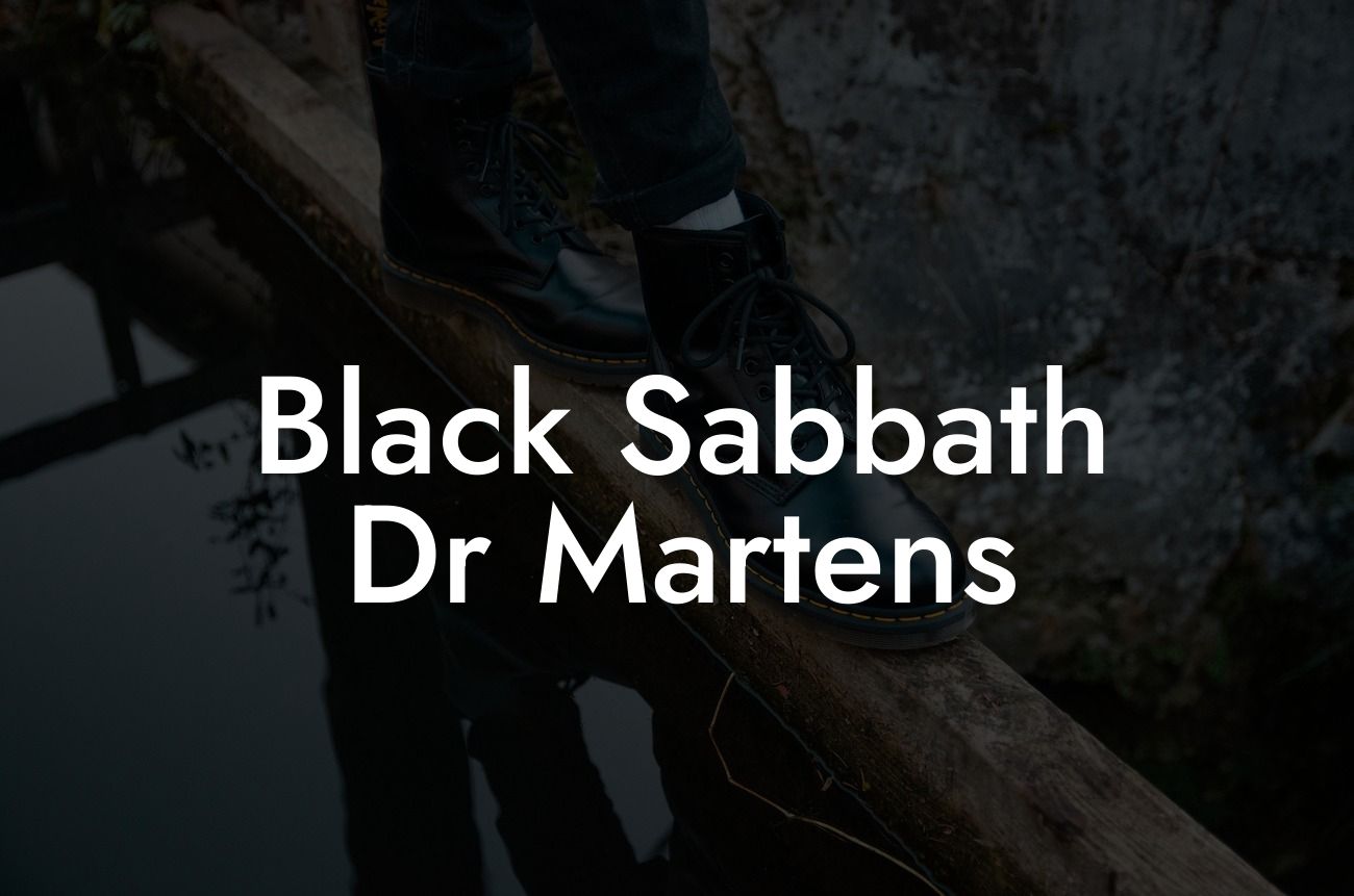 Black Sabbath Dr Martens