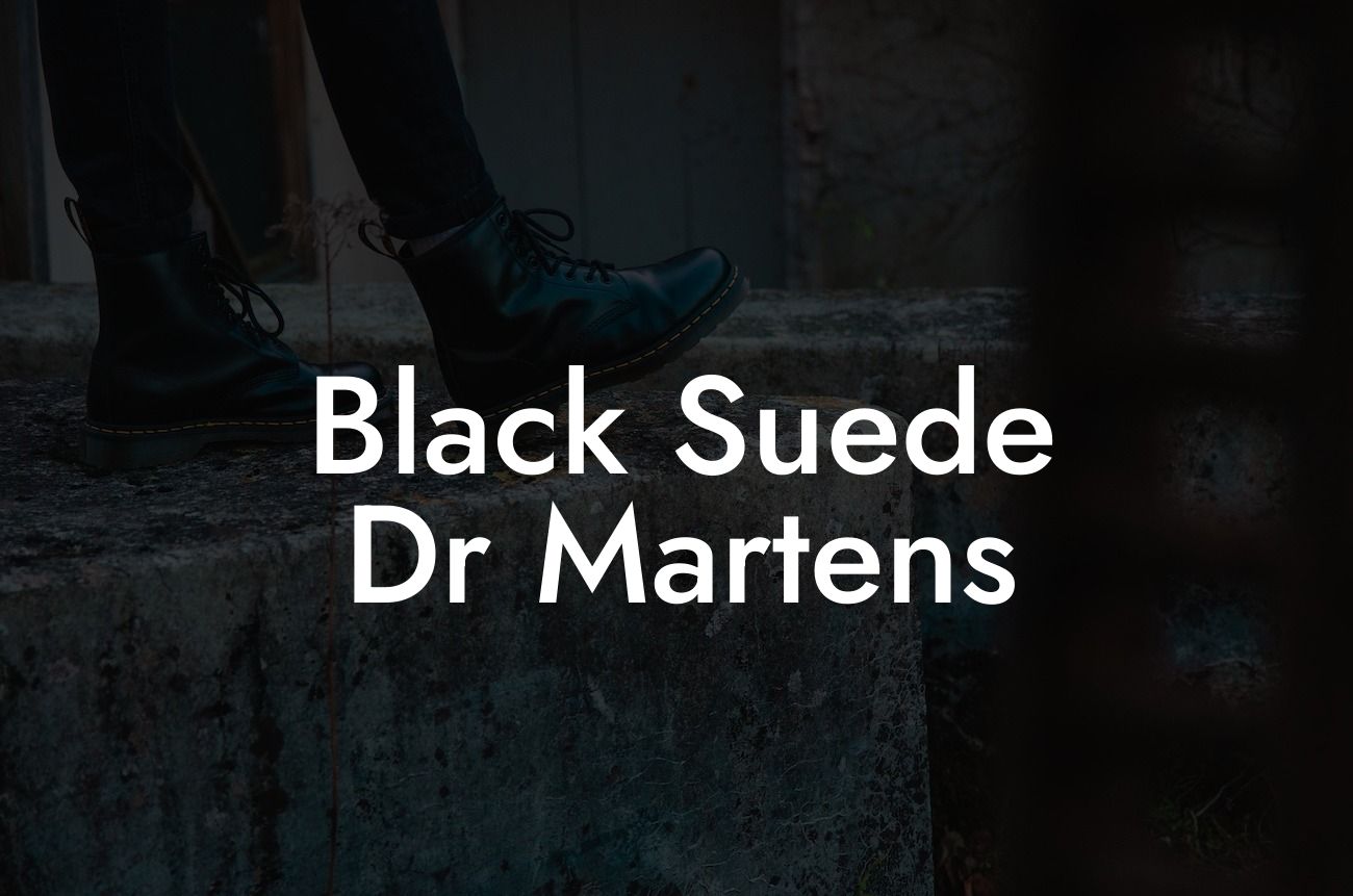 Black Suede Dr Martens
