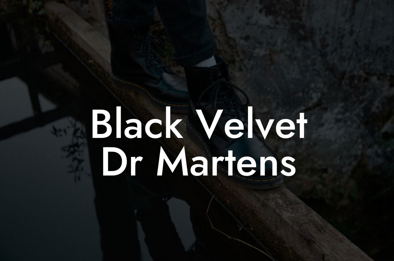 Black Velvet Dr Martens