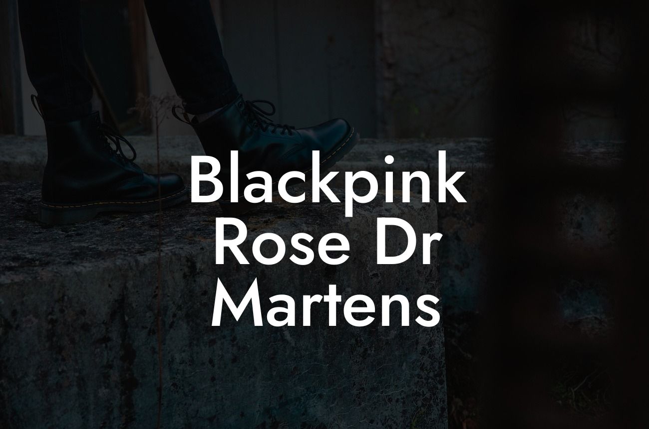 Blackpink Rose Dr Martens