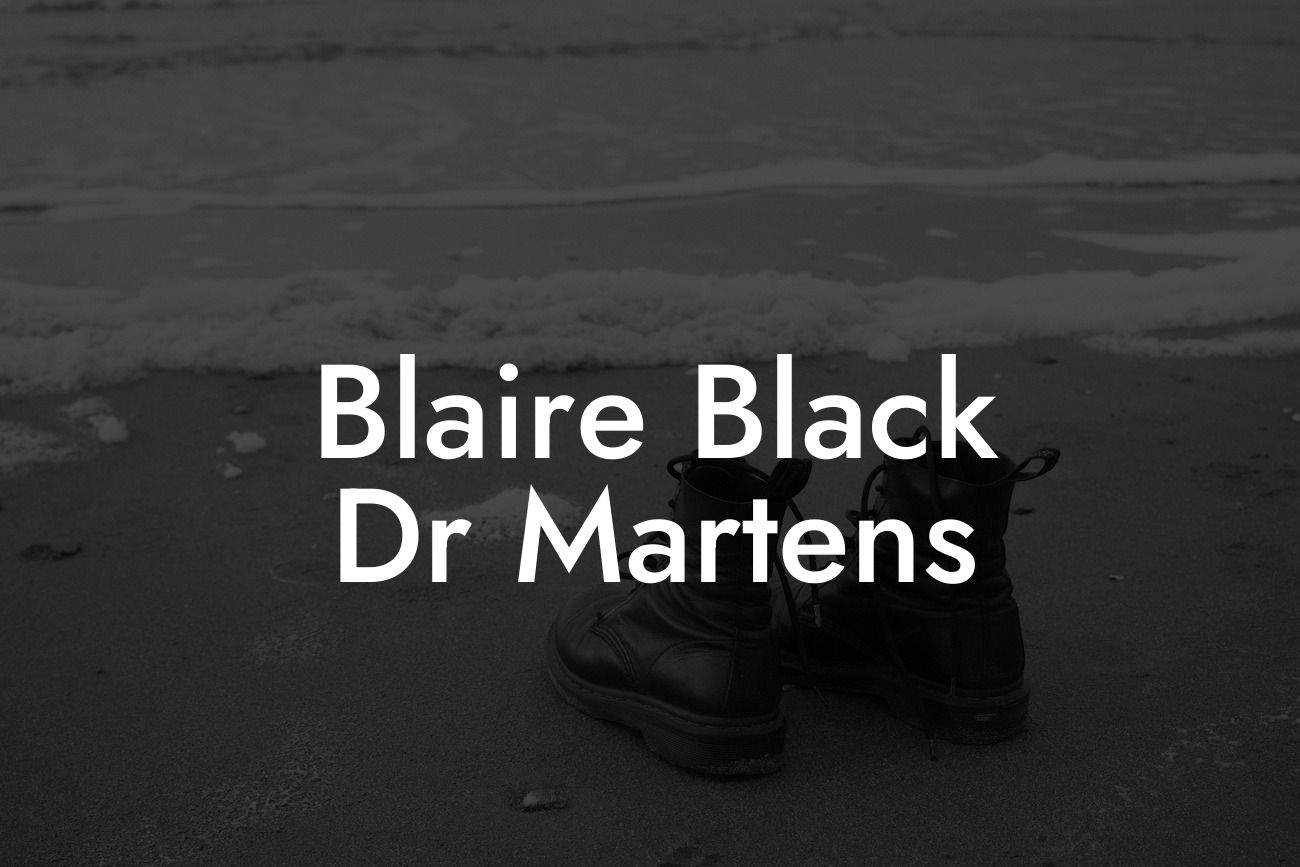 Blaire Black Dr Martens