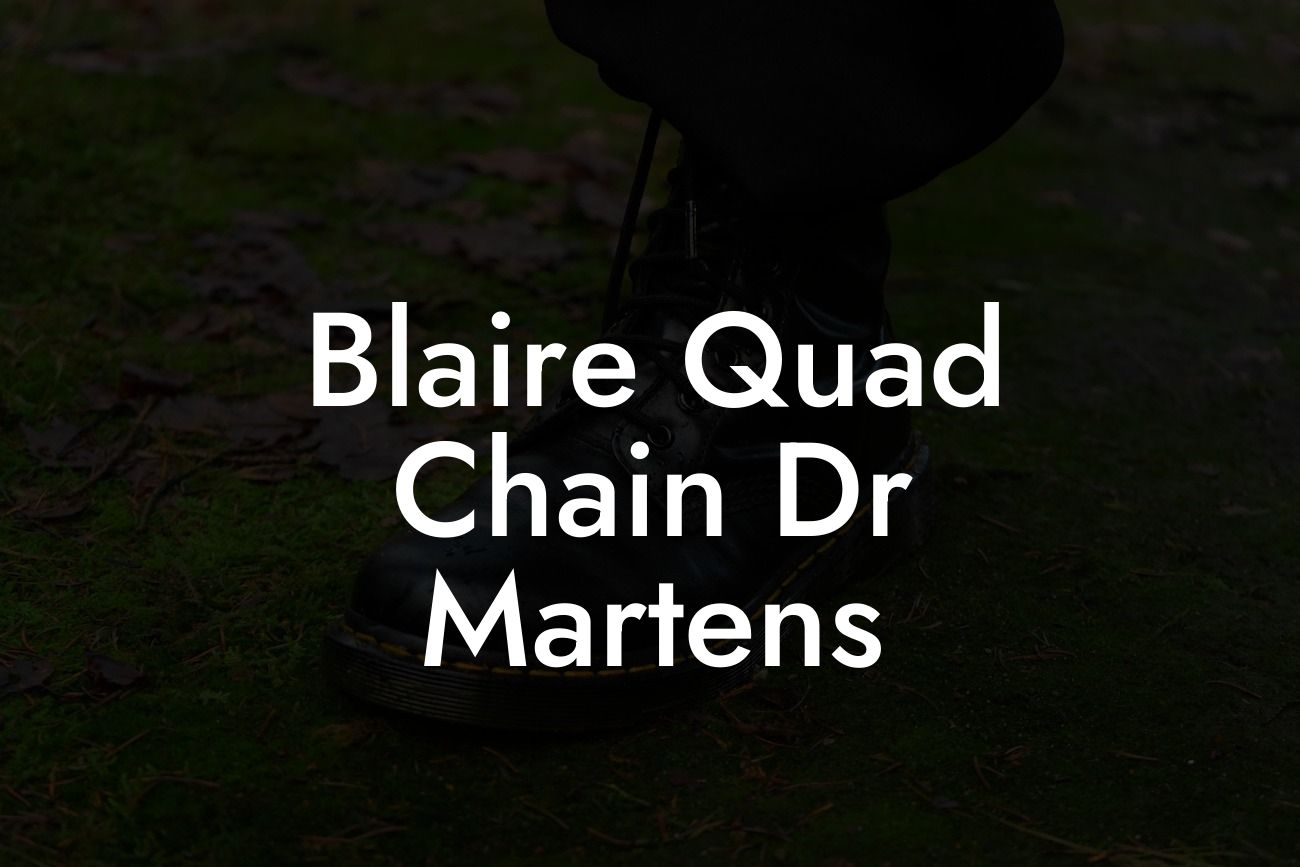 Blaire Quad Chain Dr Martens