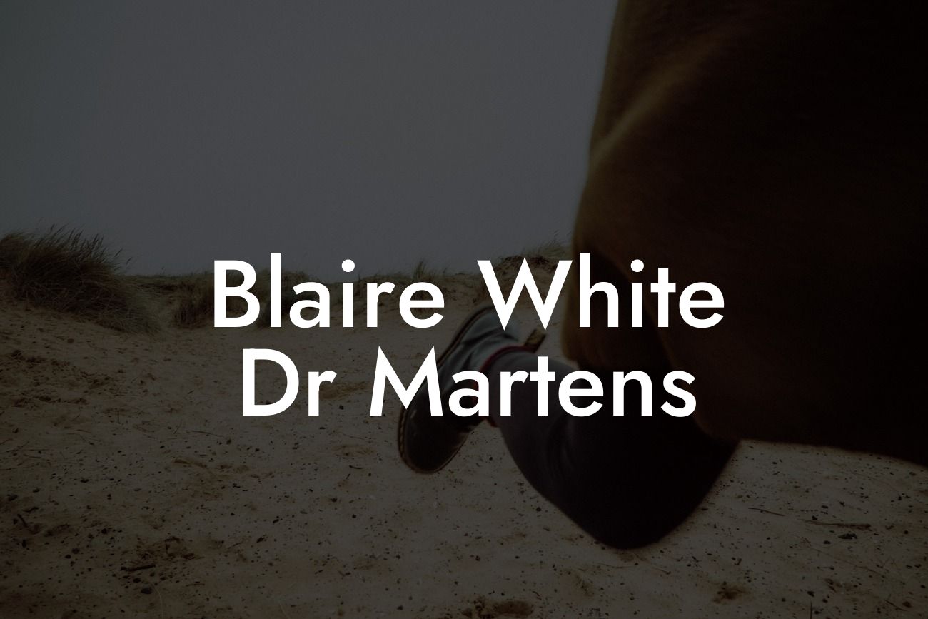 Blaire White Dr Martens