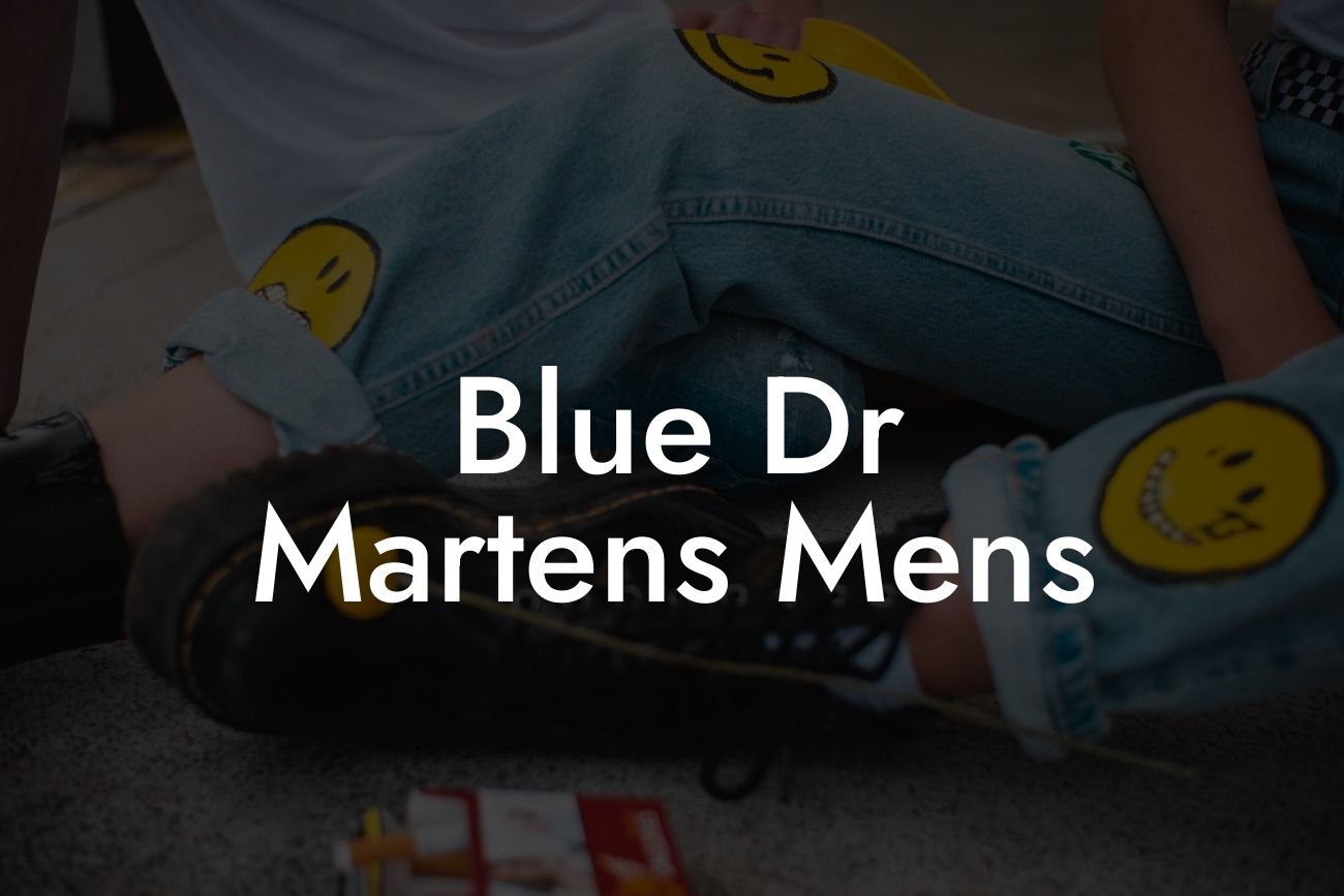 Blue Dr Martens Mens