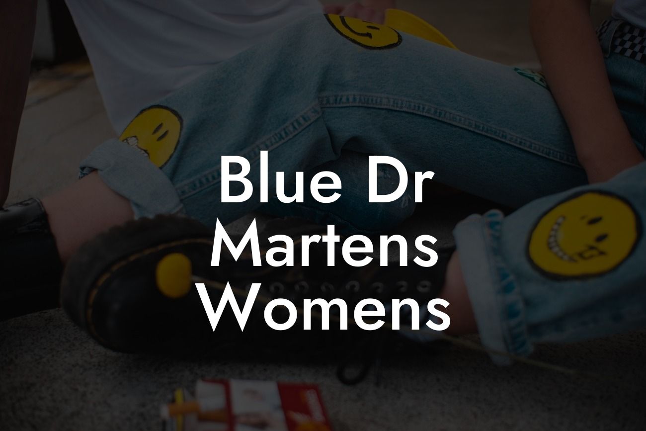 Blue Dr Martens Womens