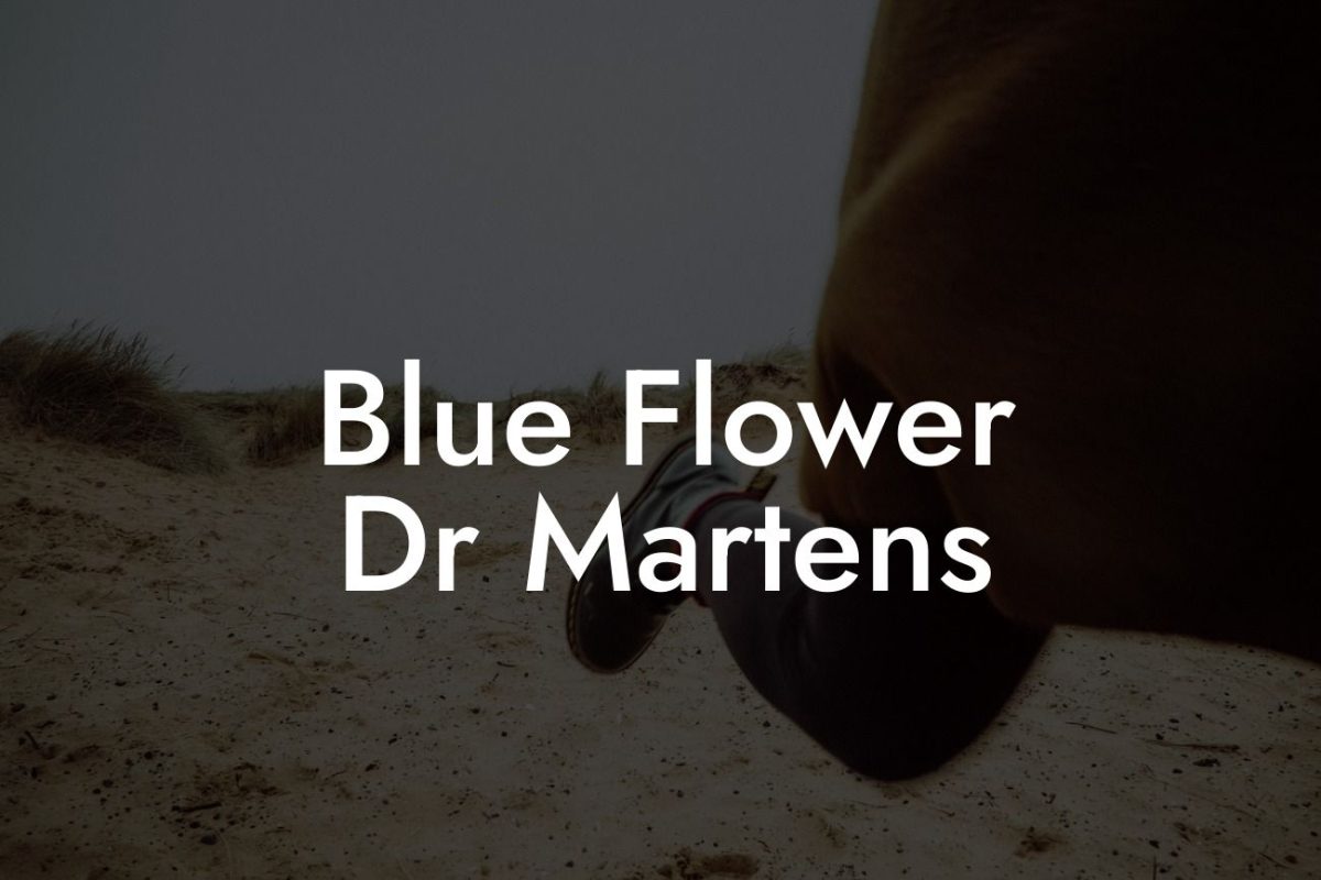 Blue Flower Dr Martens