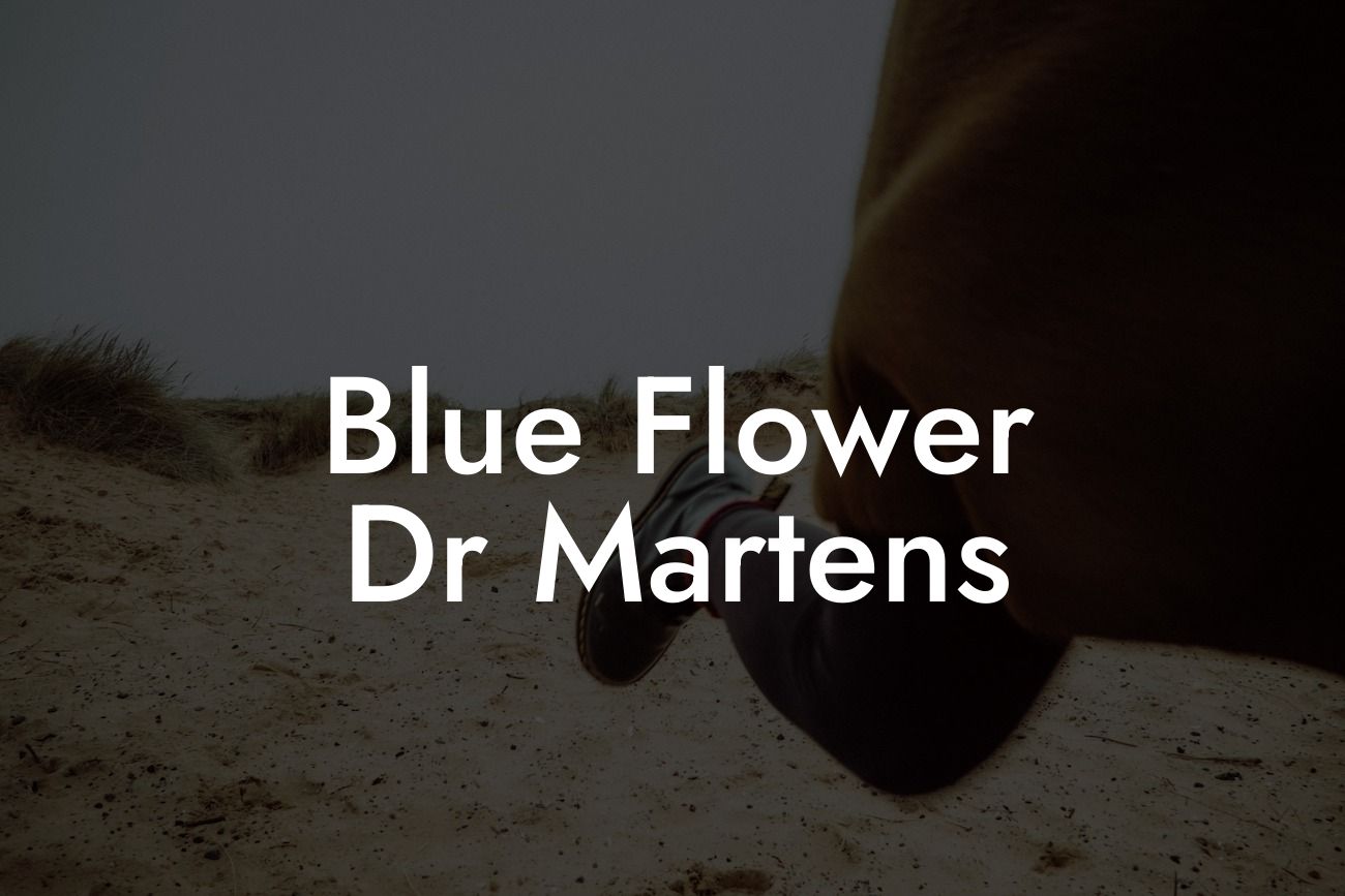 Blue Flower Dr Martens