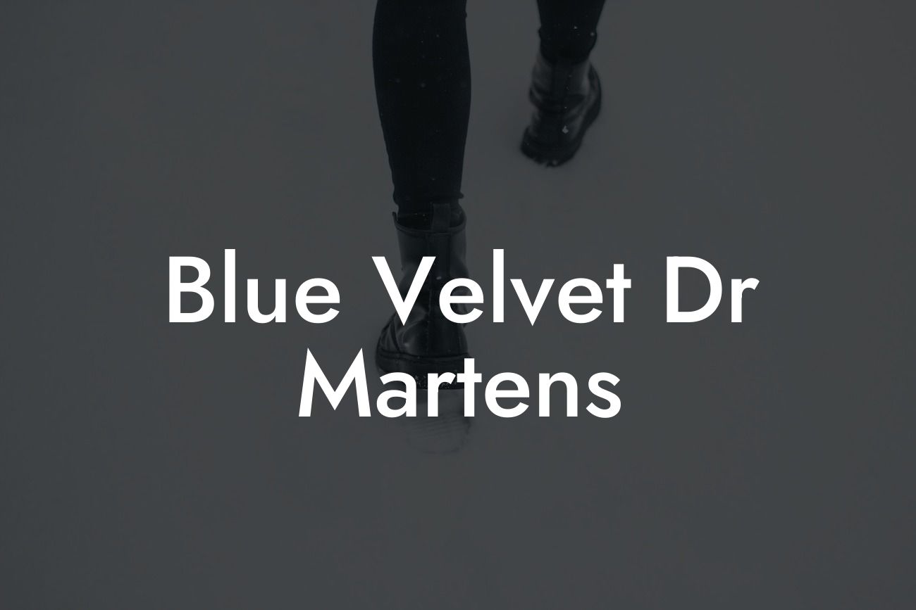 Blue Velvet Dr Martens