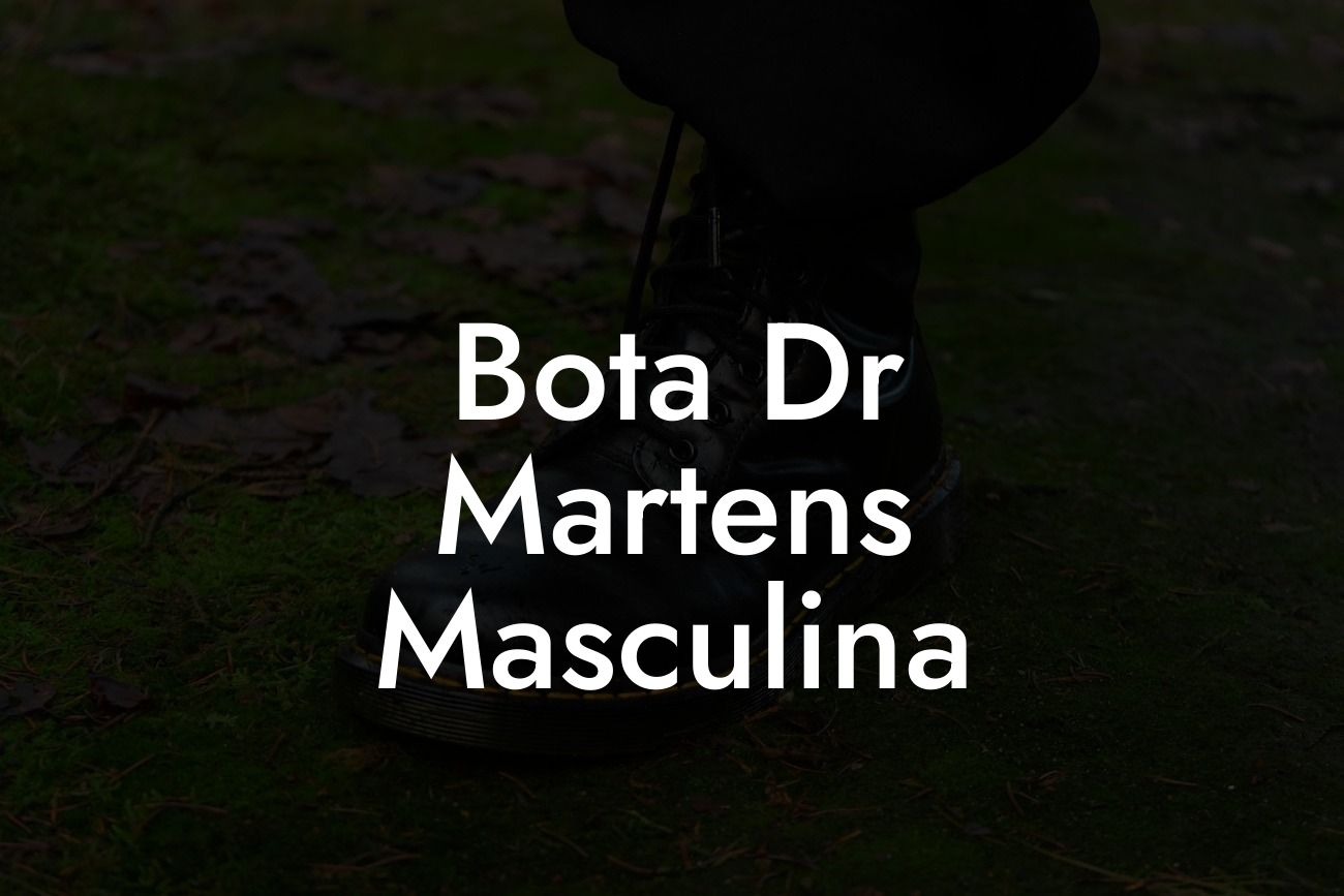 Bota Dr Martens Masculina