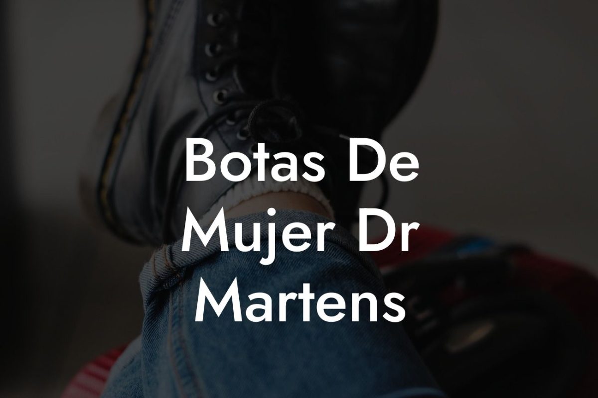 Botas De Mujer Dr Martens