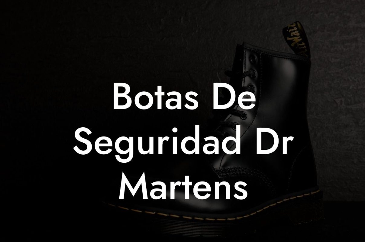 Botas De Seguridad Dr Martens