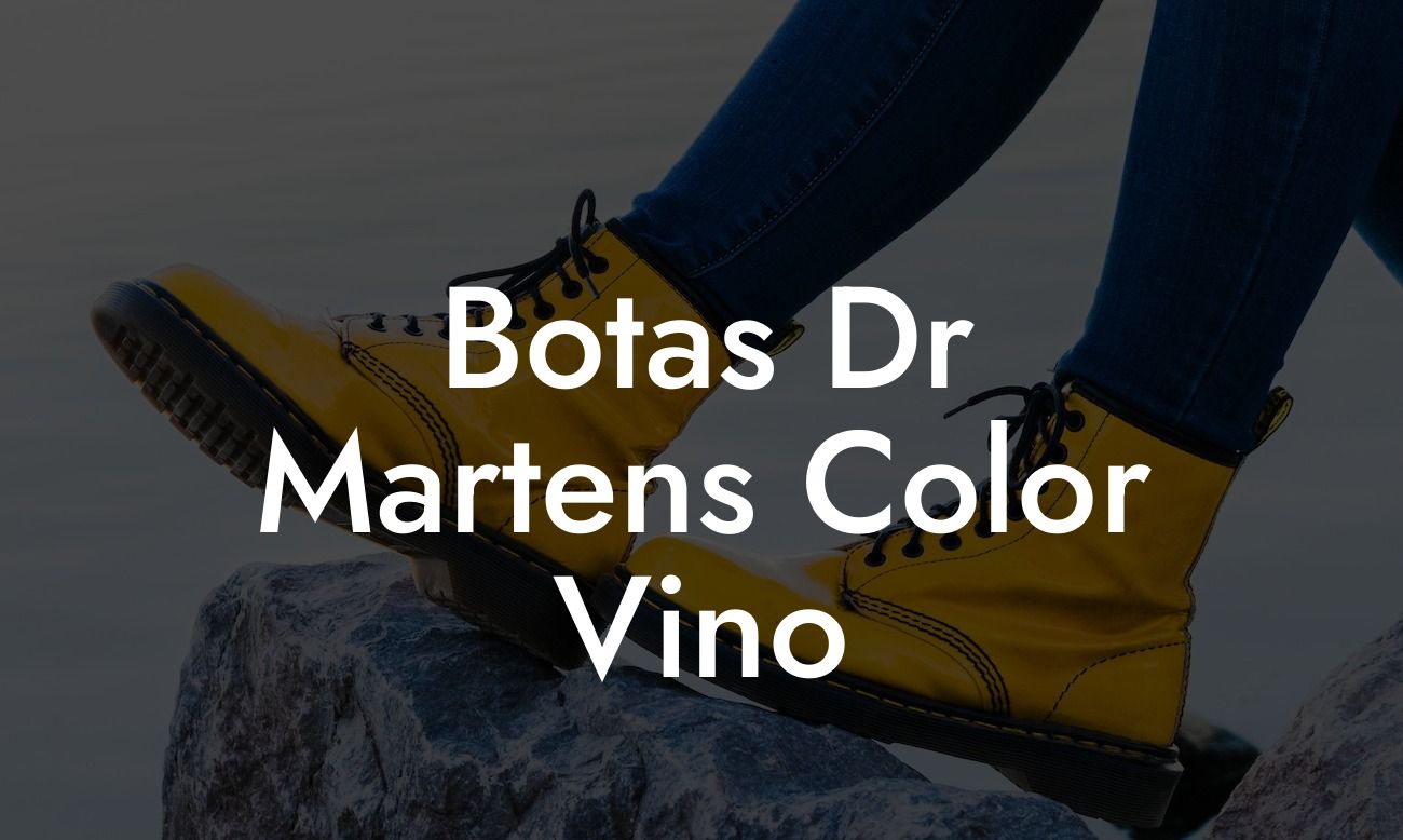 Botas Dr Martens Color Vino