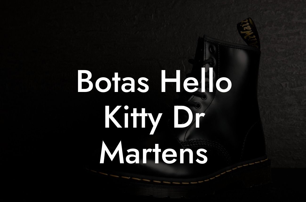 Botas Hello Kitty Dr Martens