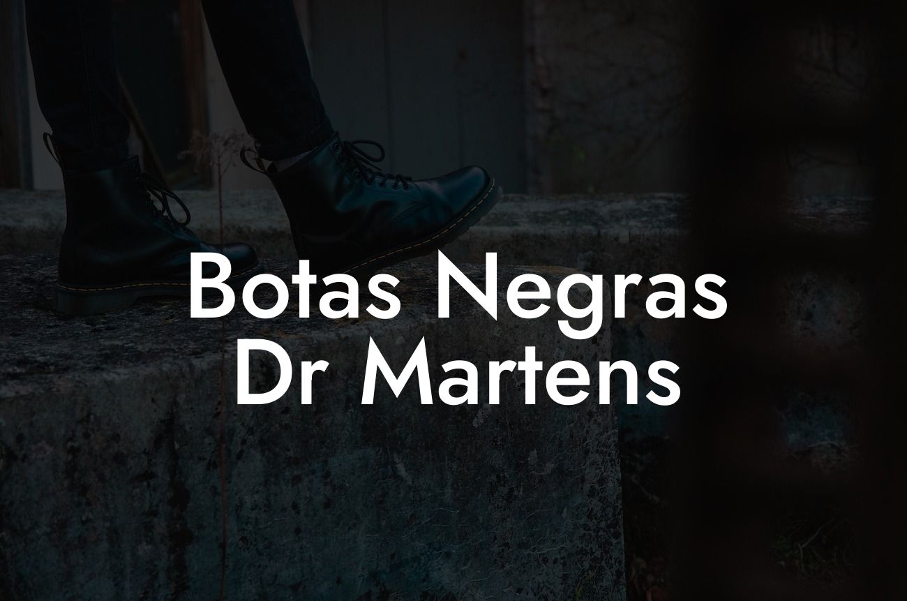 Botas Negras Dr Martens