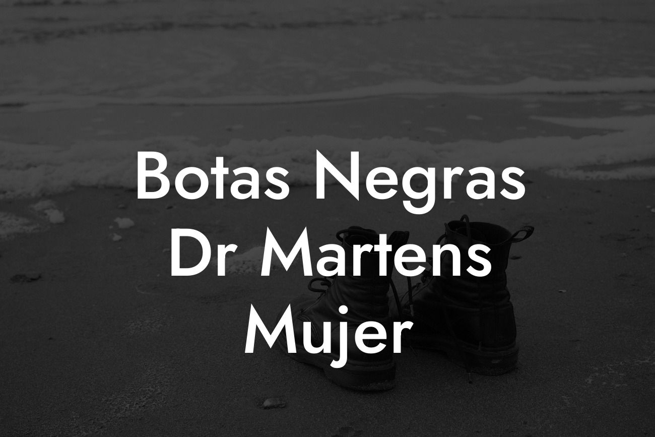Botas Negras Dr Martens Mujer