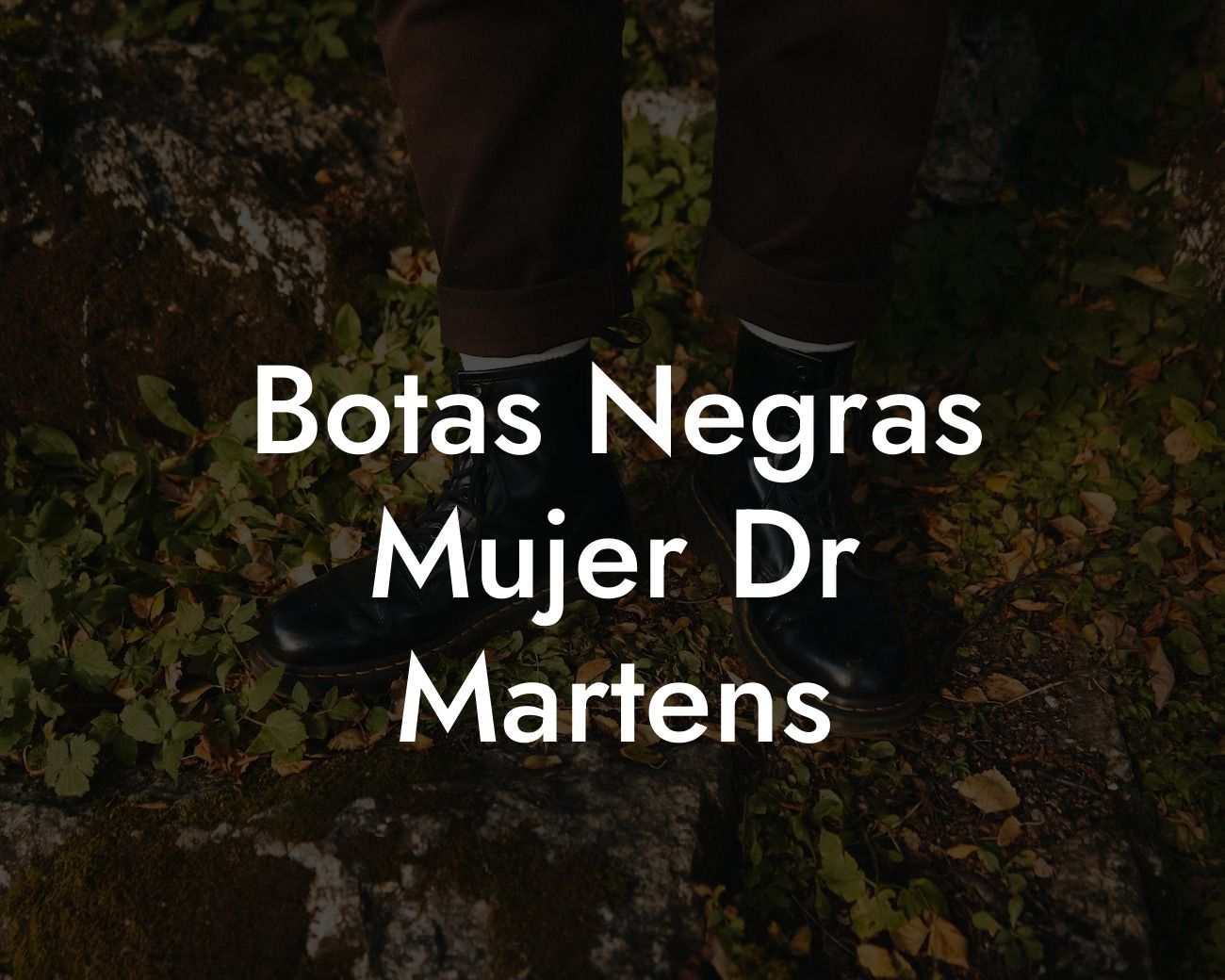 Botas Negras Mujer Dr Martens