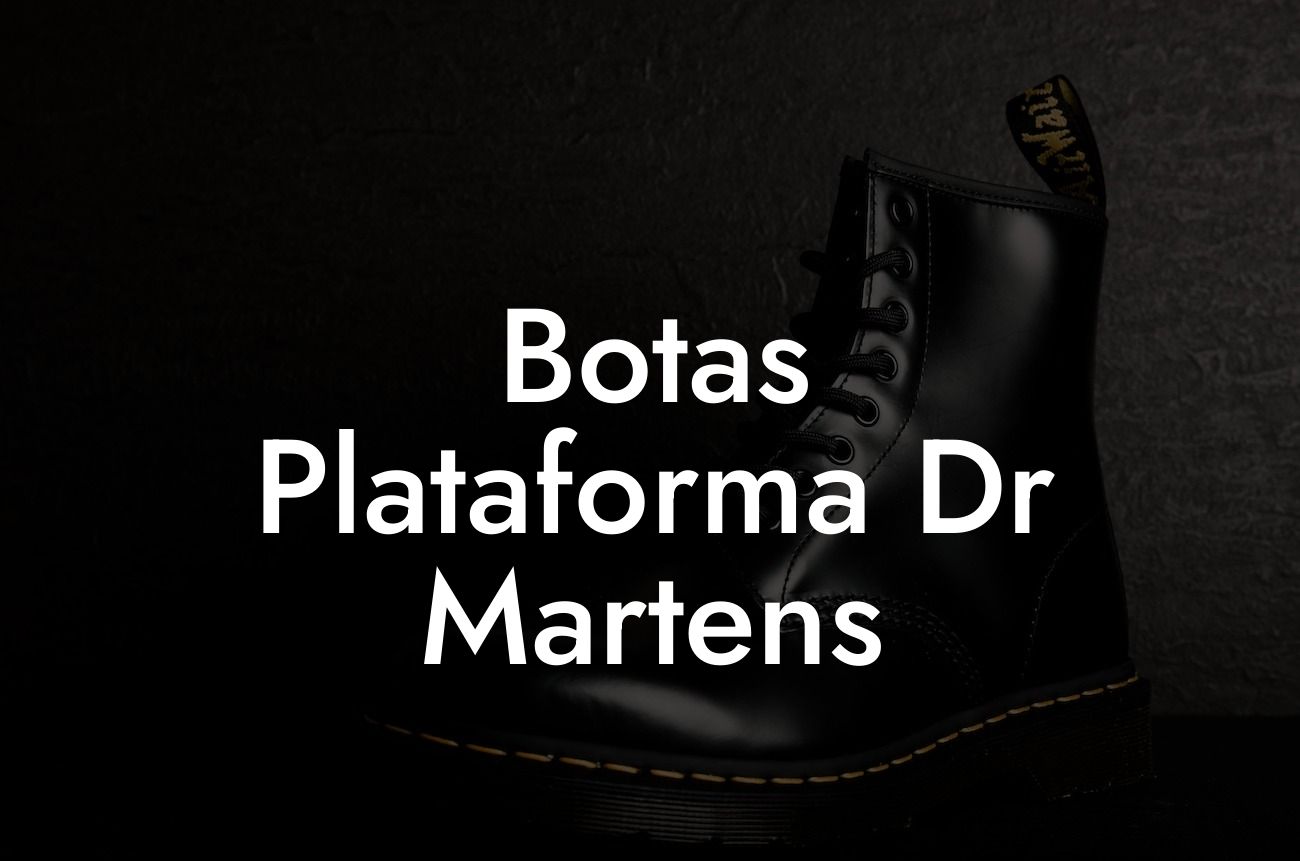 Botas Plataforma Dr Martens