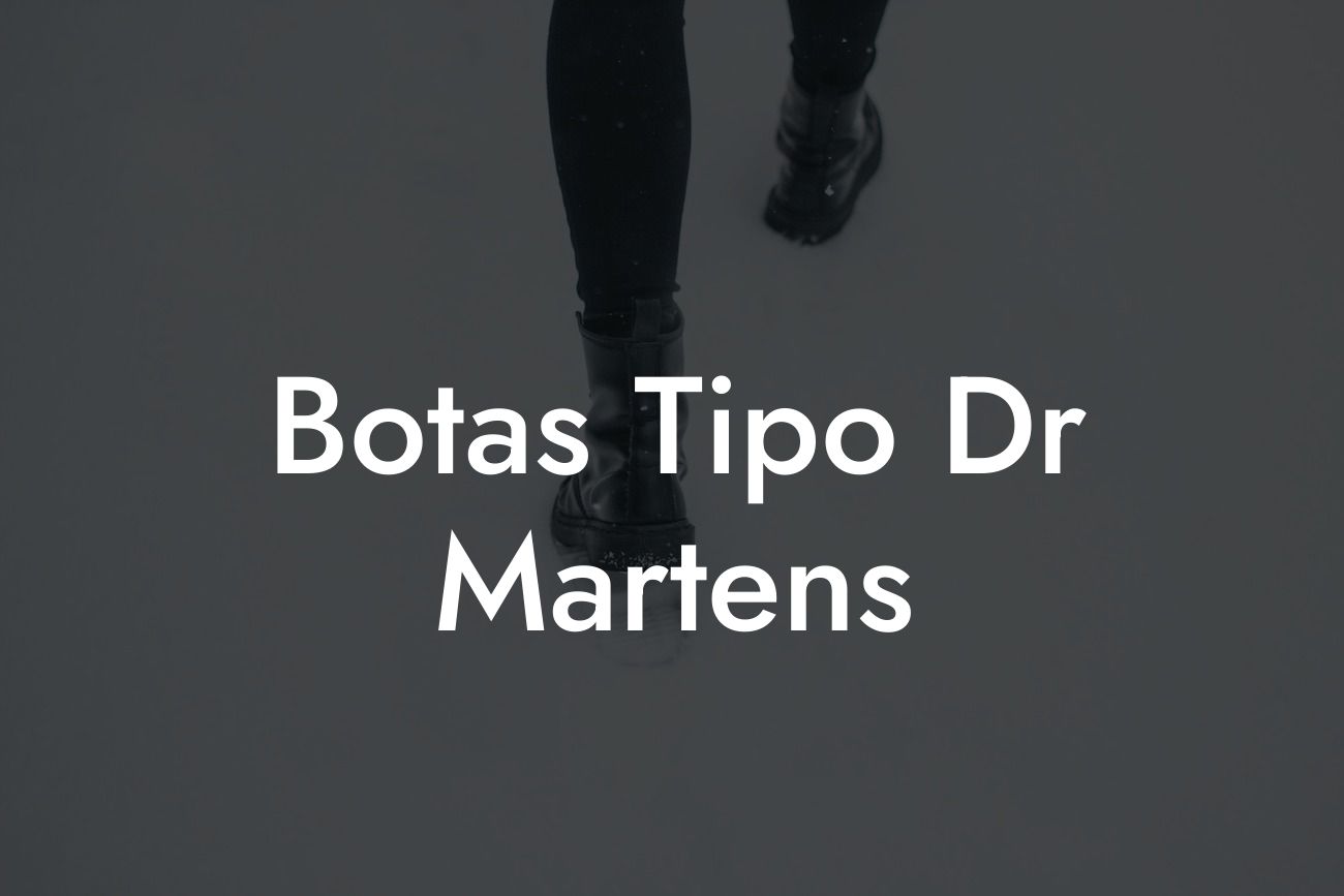 Botas Tipo Dr Martens