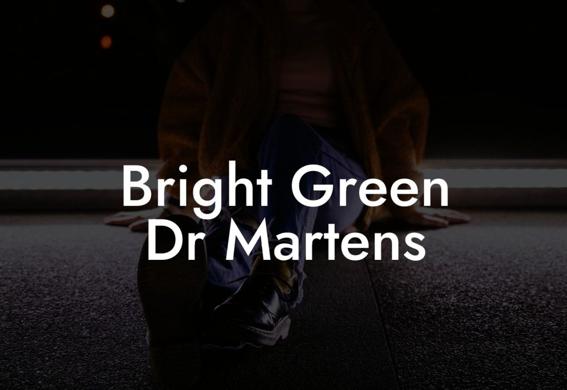 Bright Green Dr Martens