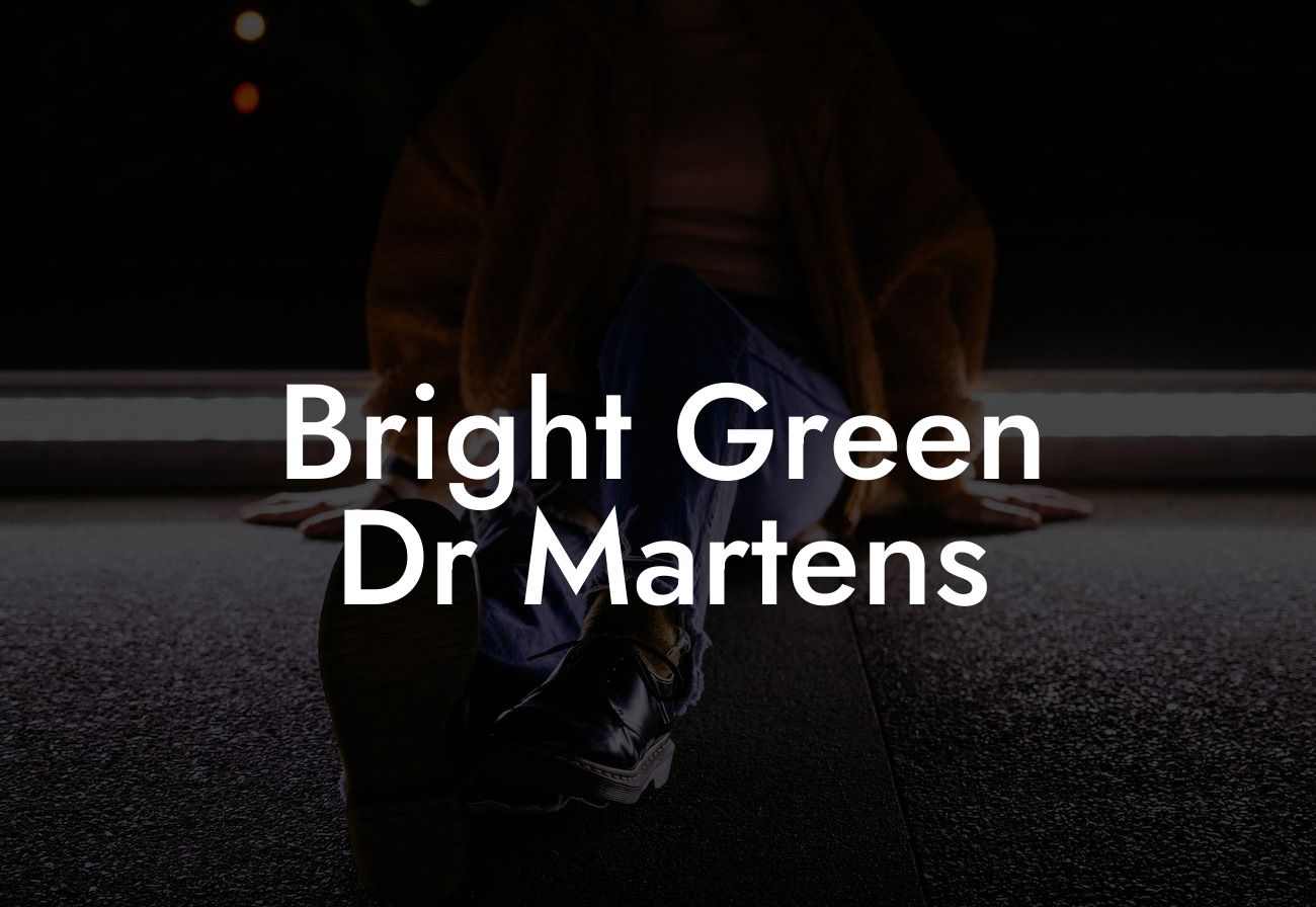 Bright Green Dr Martens