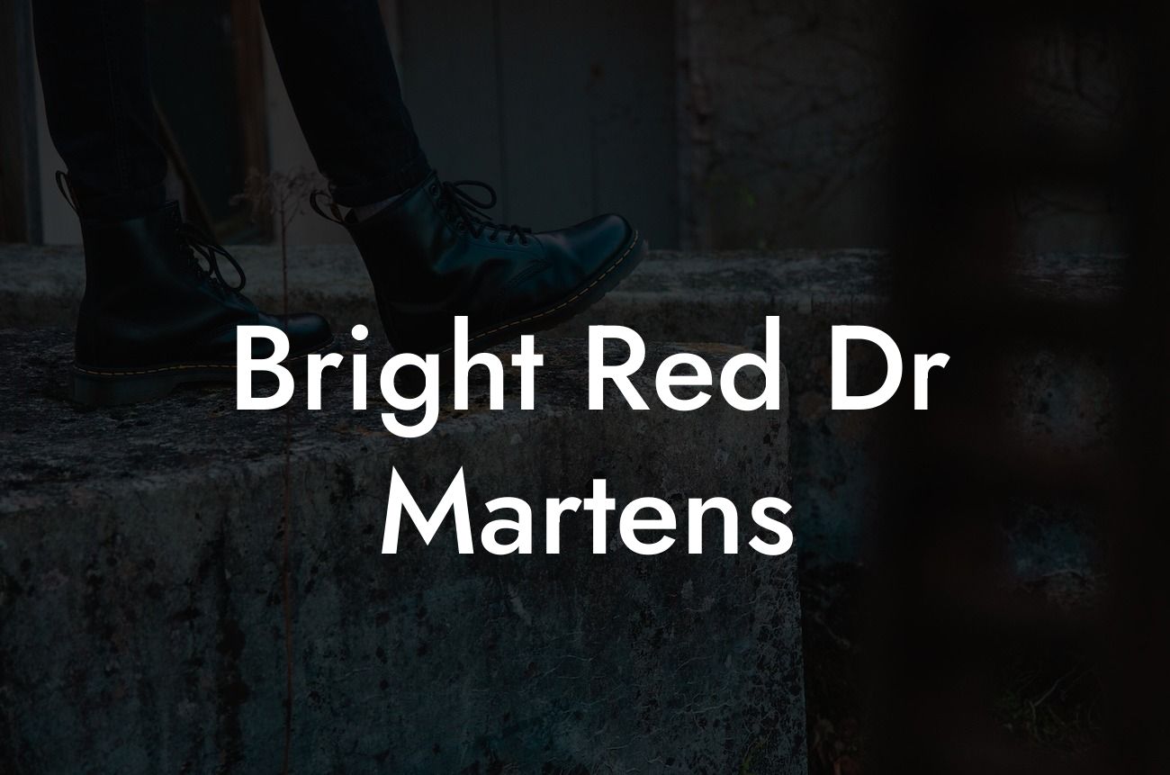 Bright Red Dr Martens