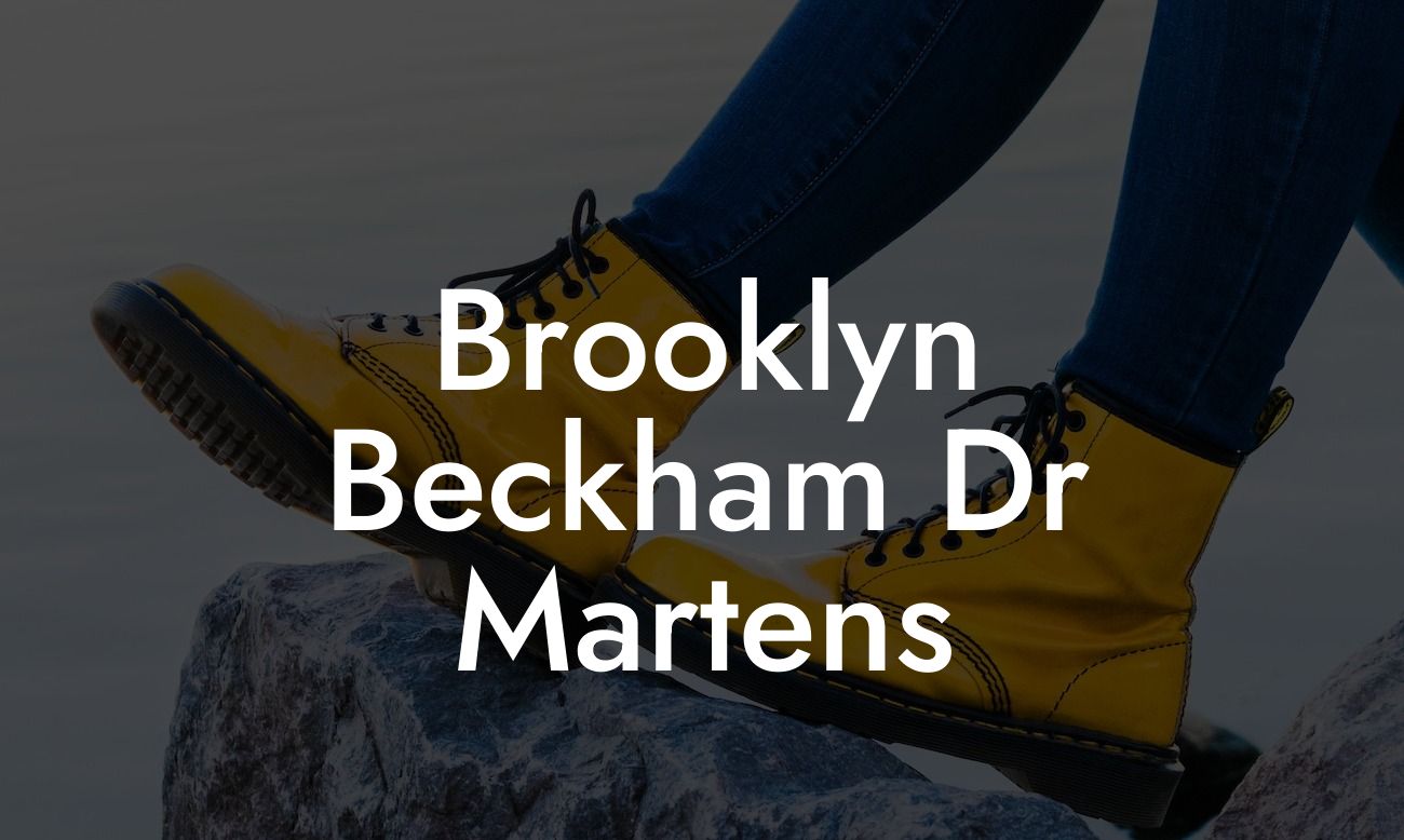 Brooklyn Beckham Dr Martens