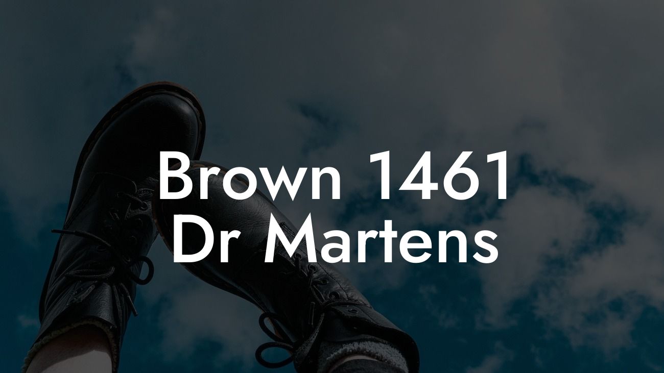 Brown 1461 Dr Martens