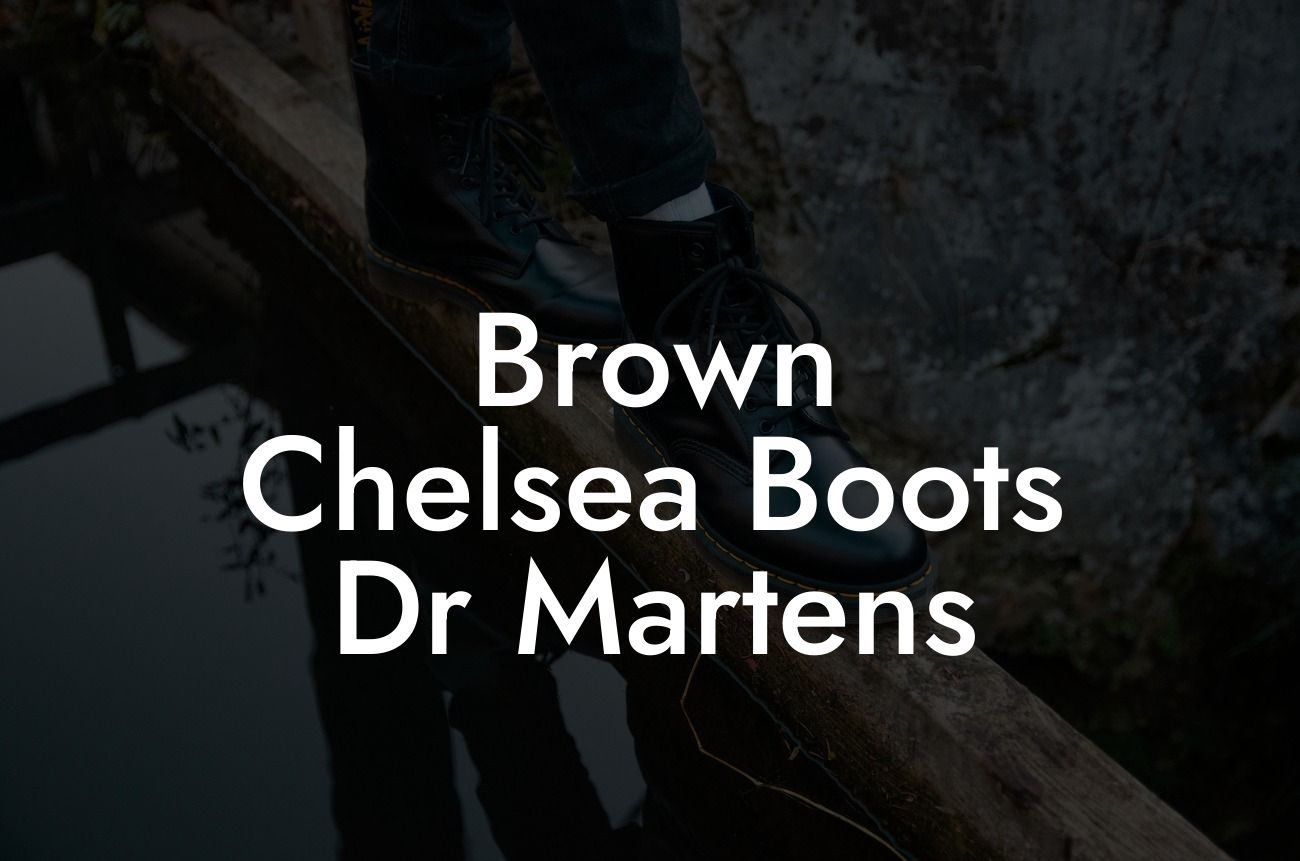 Brown Chelsea Boots Dr Martens