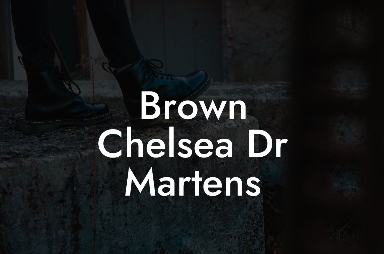 Brown Chelsea Dr Martens
