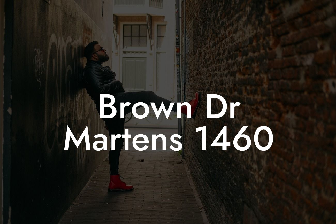 Brown Dr Martens 1460