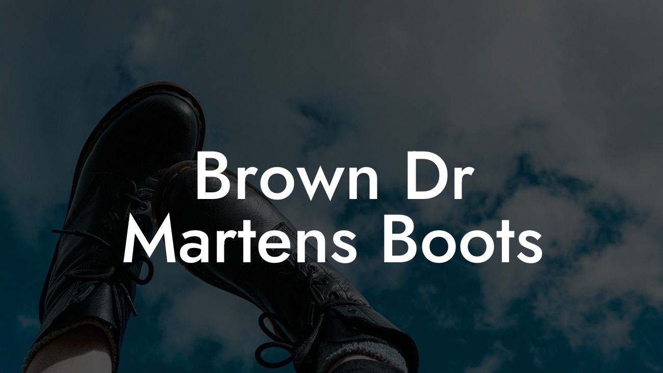 Brown Dr Martens Boots