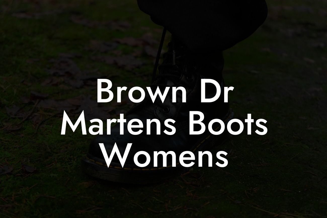 Brown Dr Martens Boots Womens