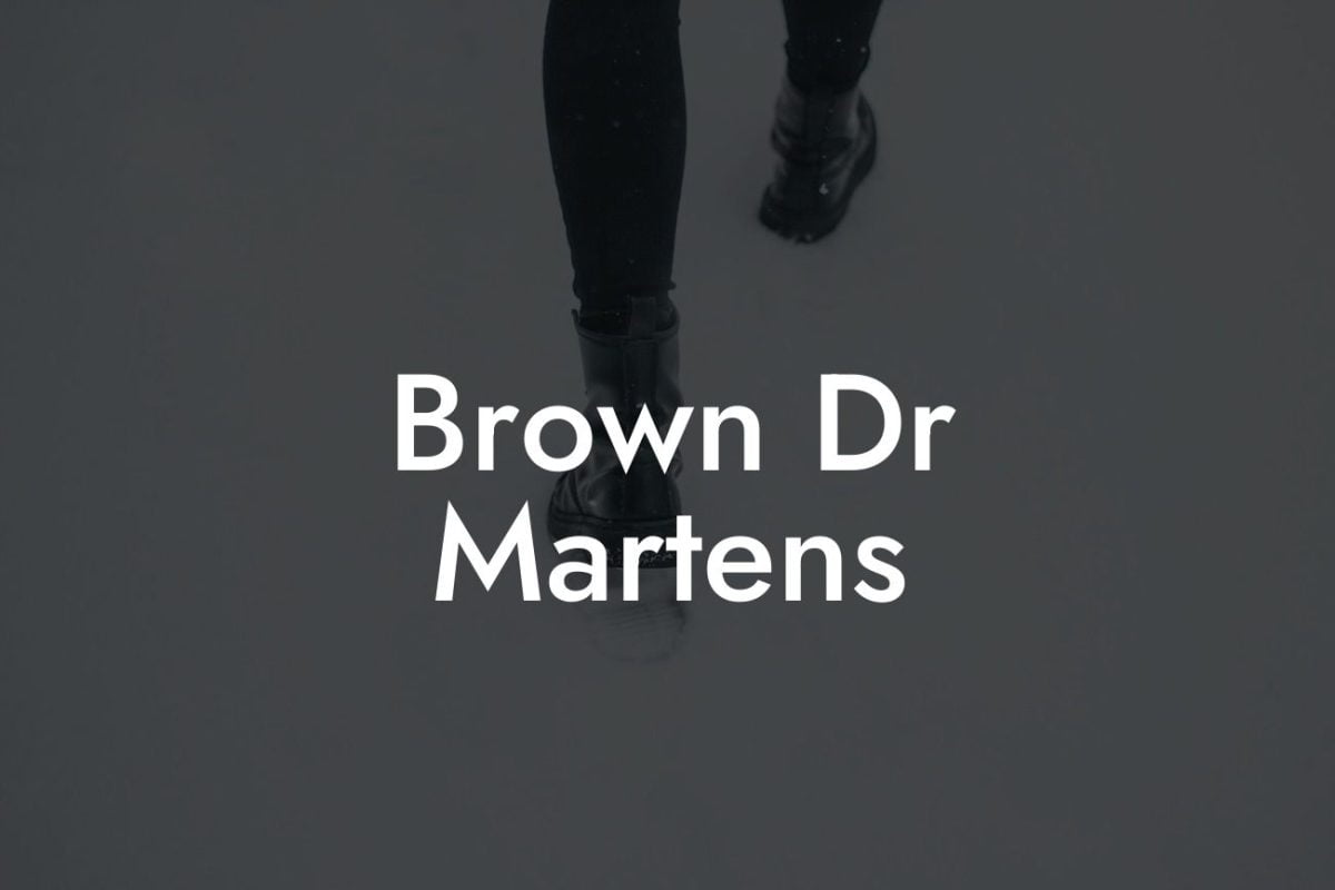 Brown Dr Martens