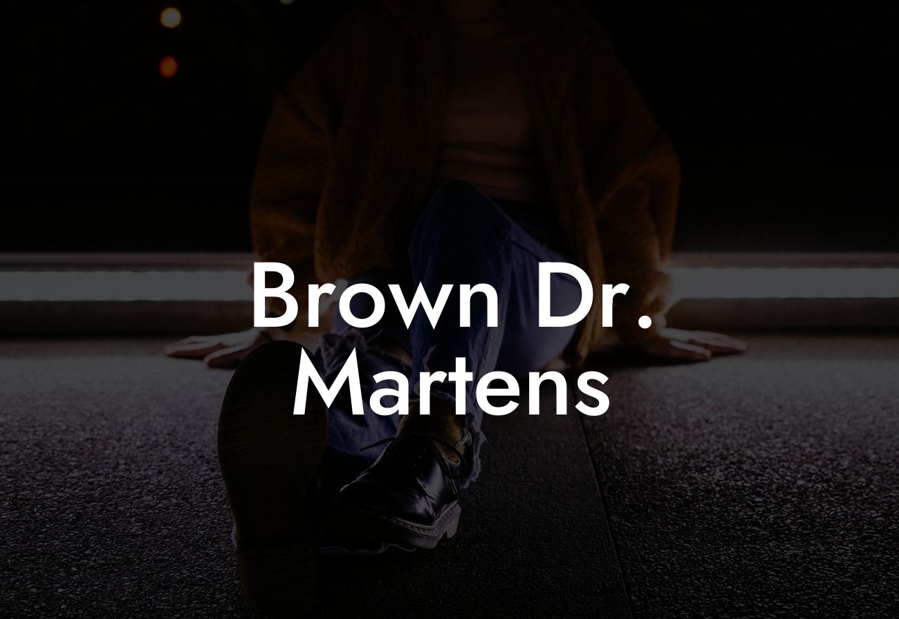 Brown Dr. Martens