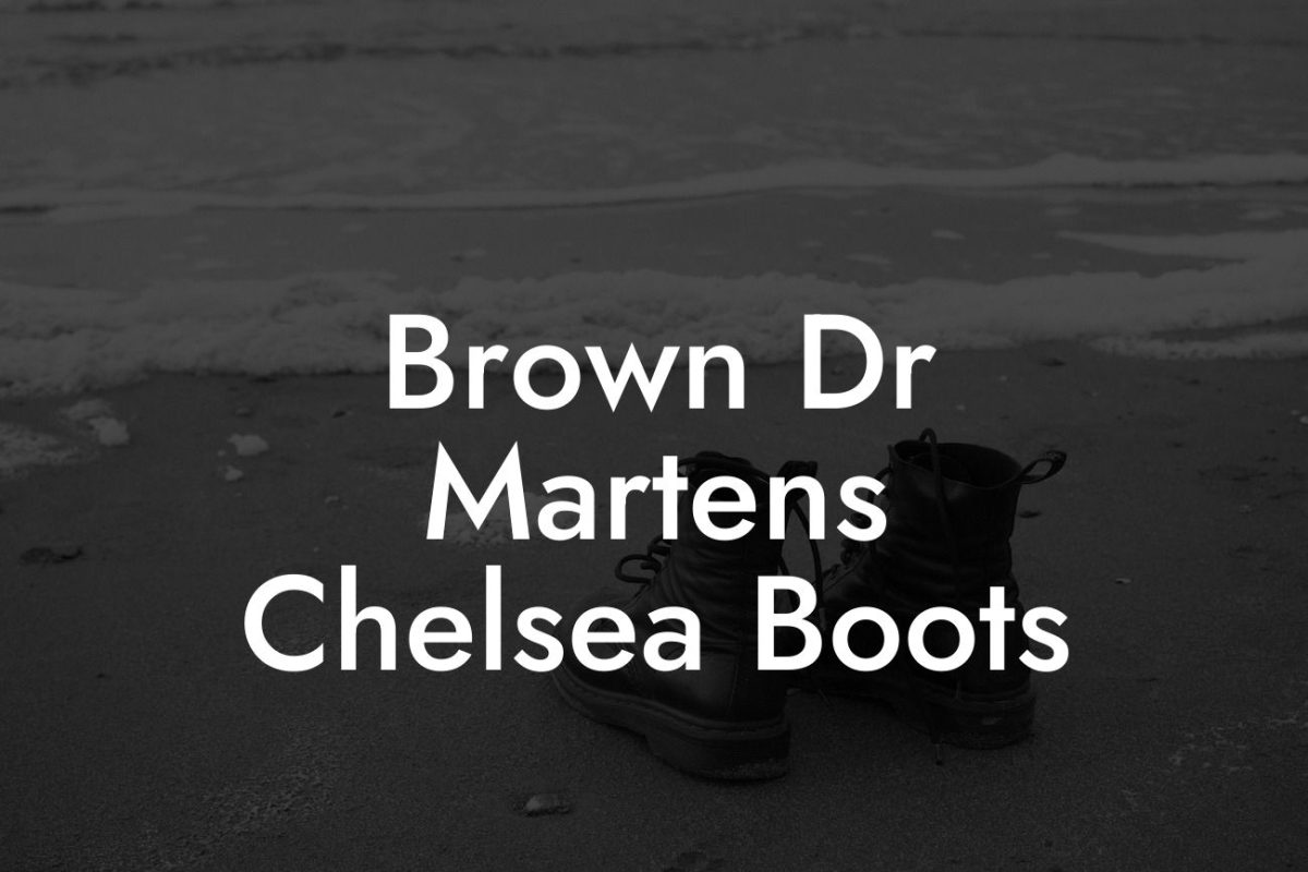 Brown Dr Martens Chelsea Boots