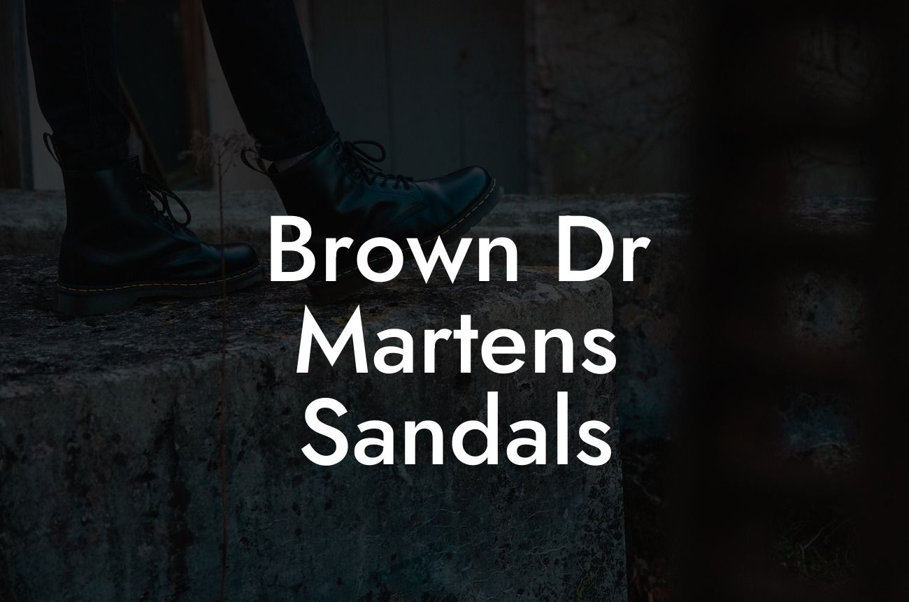 Brown Dr Martens Sandals