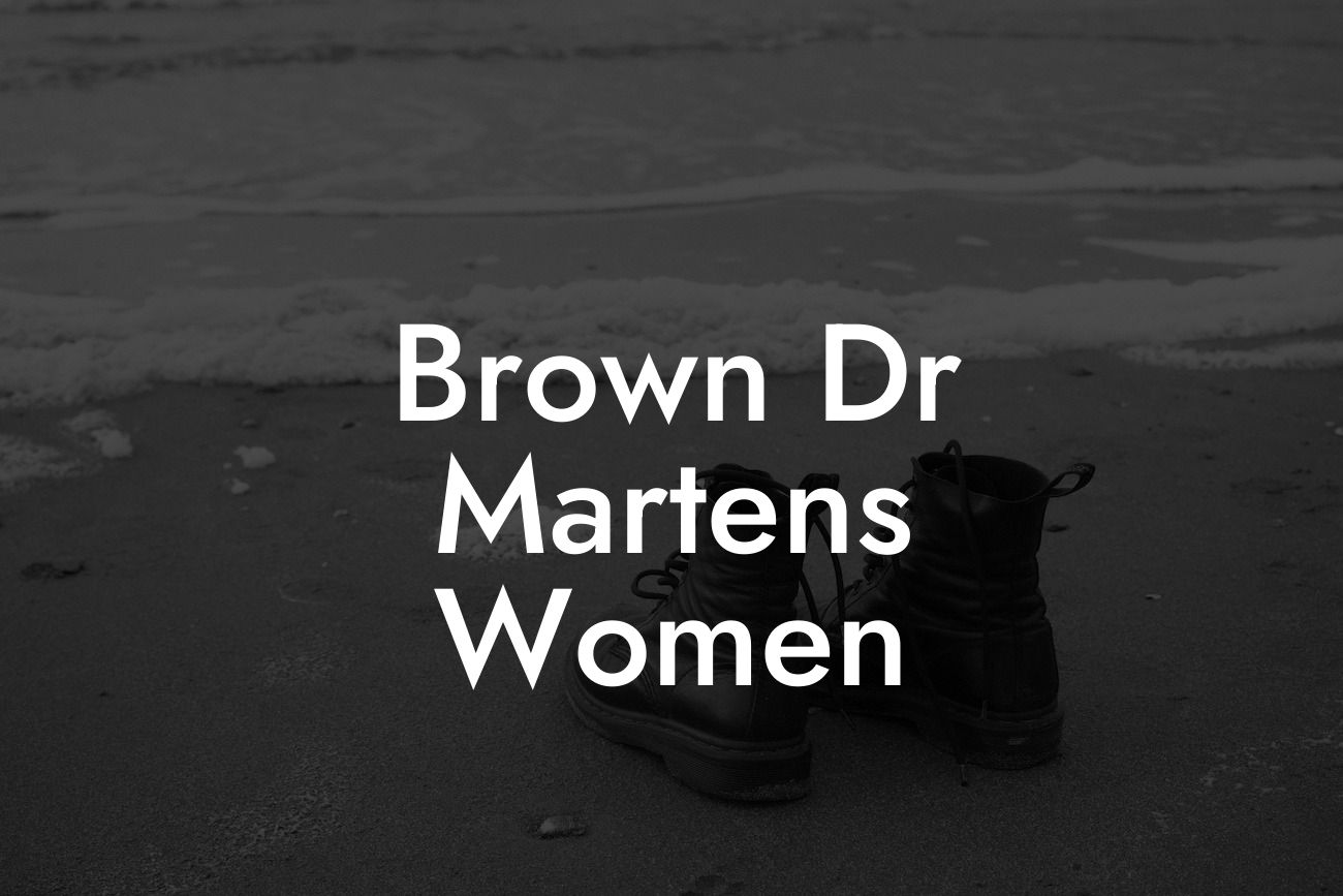 Brown Dr Martens Women