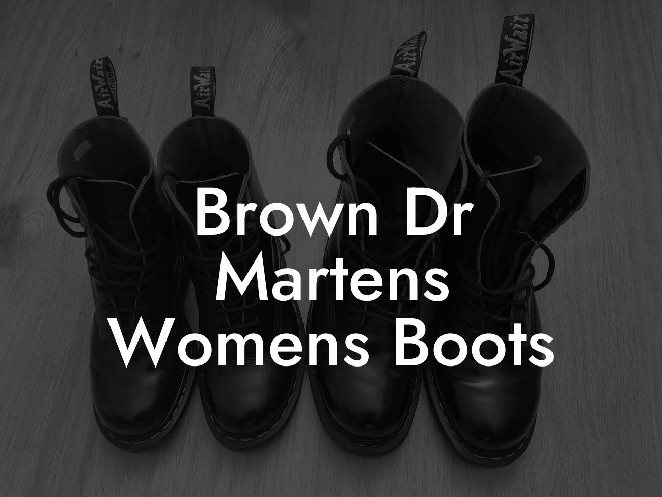 Brown Dr Martens Womens Boots