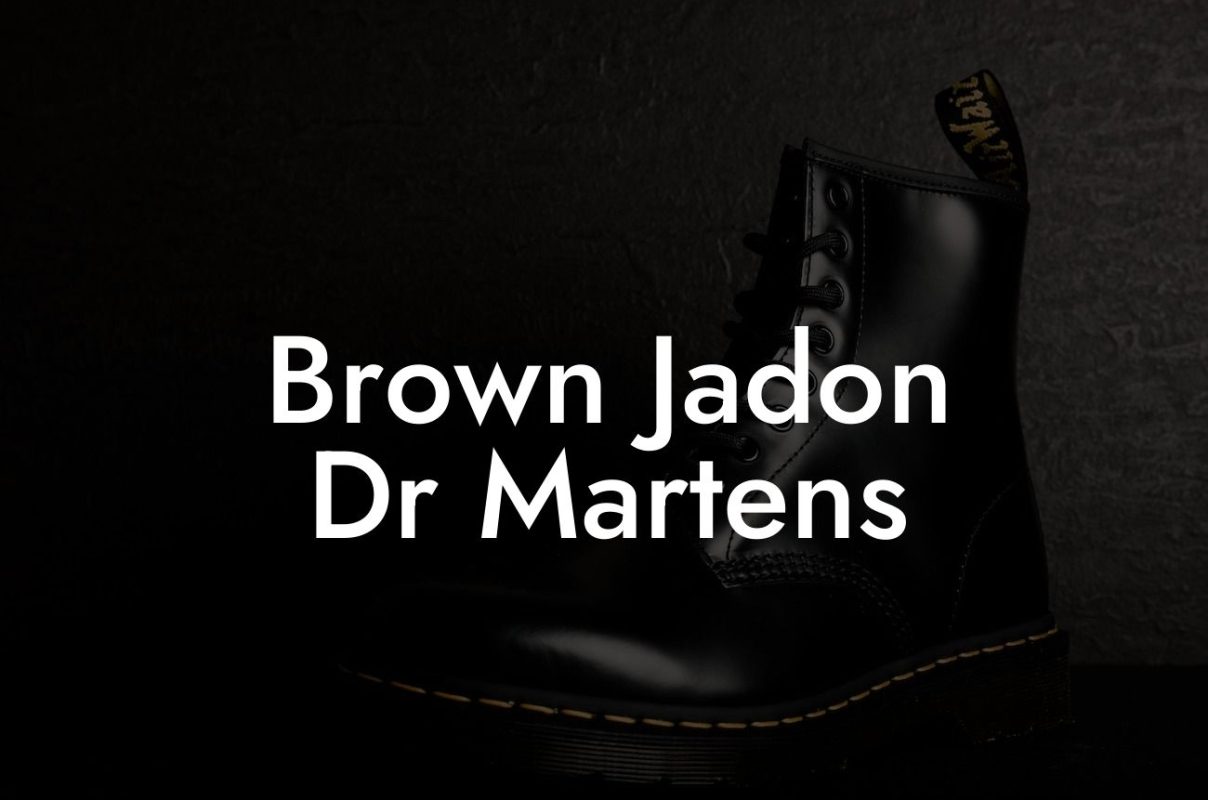 Brown Jadon Dr Martens