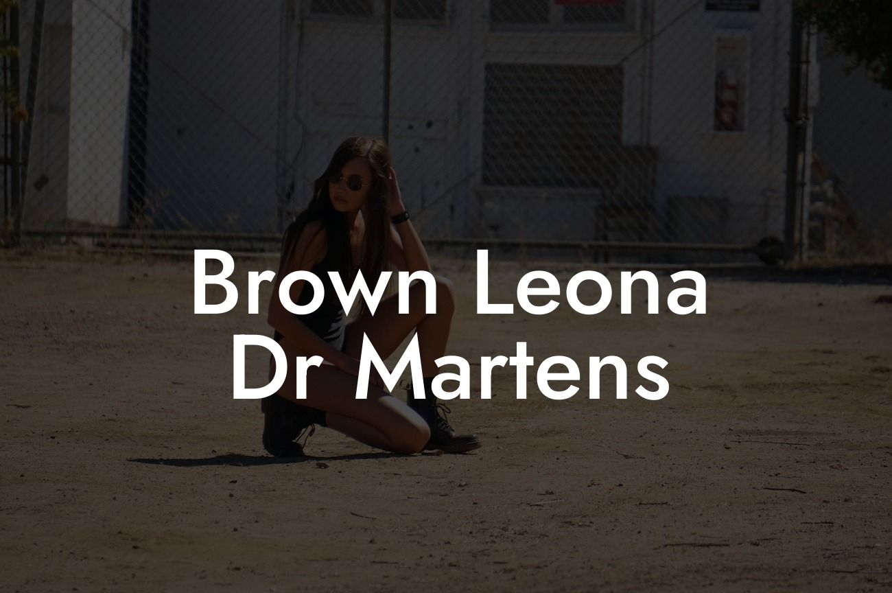 Brown Leona Dr Martens